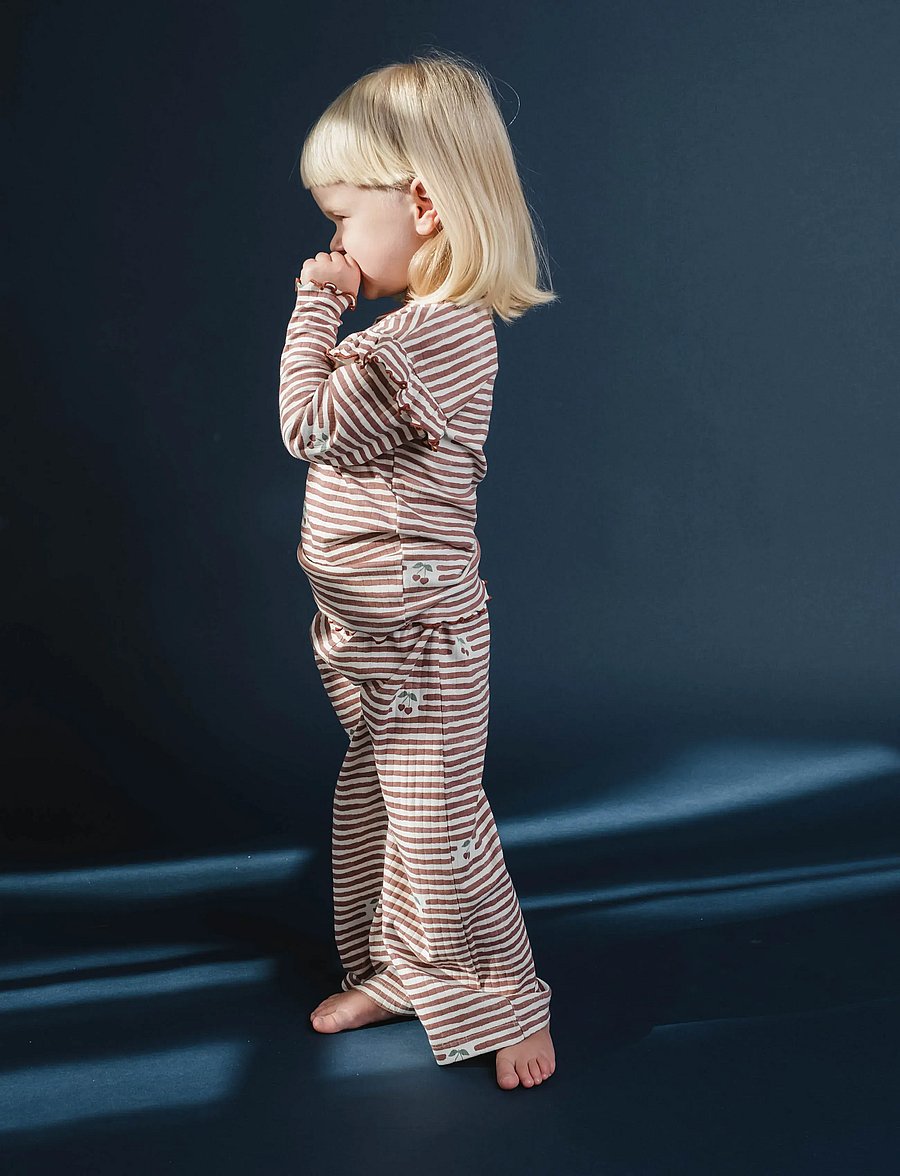 That's Mine - Jamilla blouse - långärmade t-shirts - love berry stripe - 3