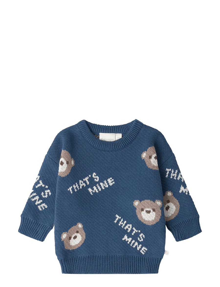 That's Mine - Florian sweater - pullover - key blue - 1