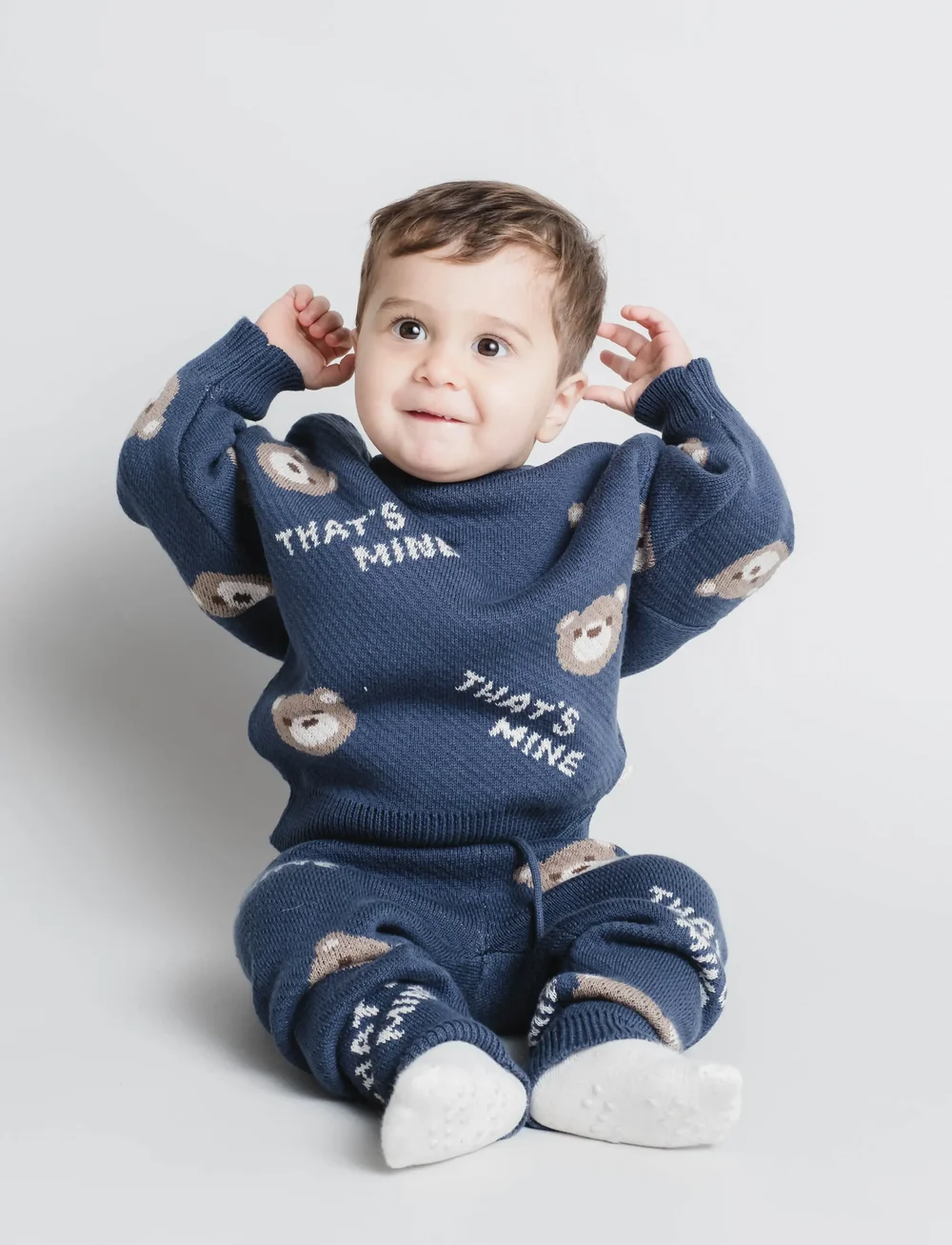 That's Mine - Florian sweater - pullover - key blue - 3