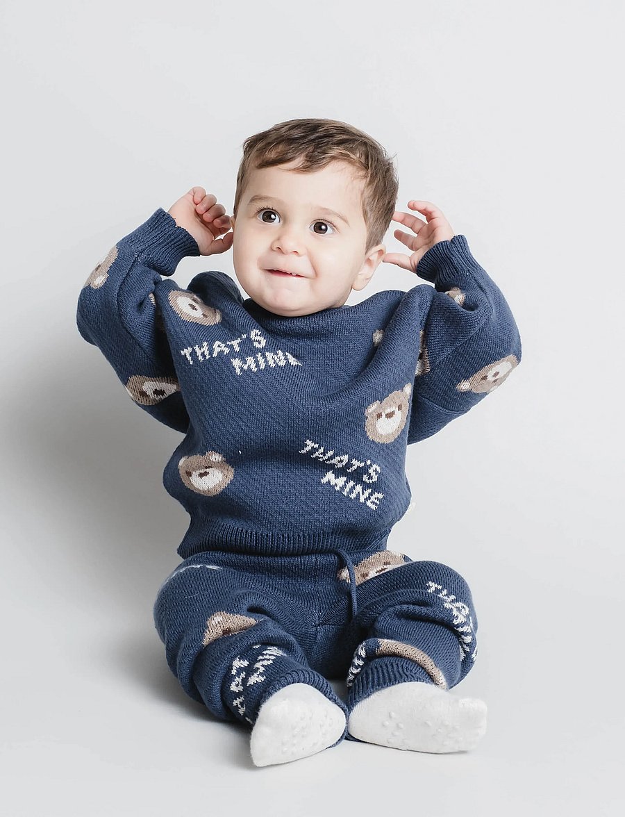 That's Mine - Florian sweater - pullover - key blue - 3