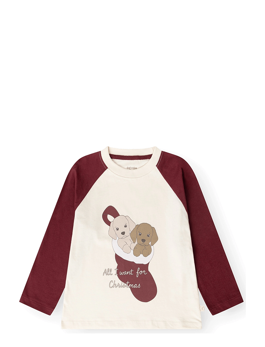 That's Mine - Safi t-shirt - langärmelig - holiday puppy - 1