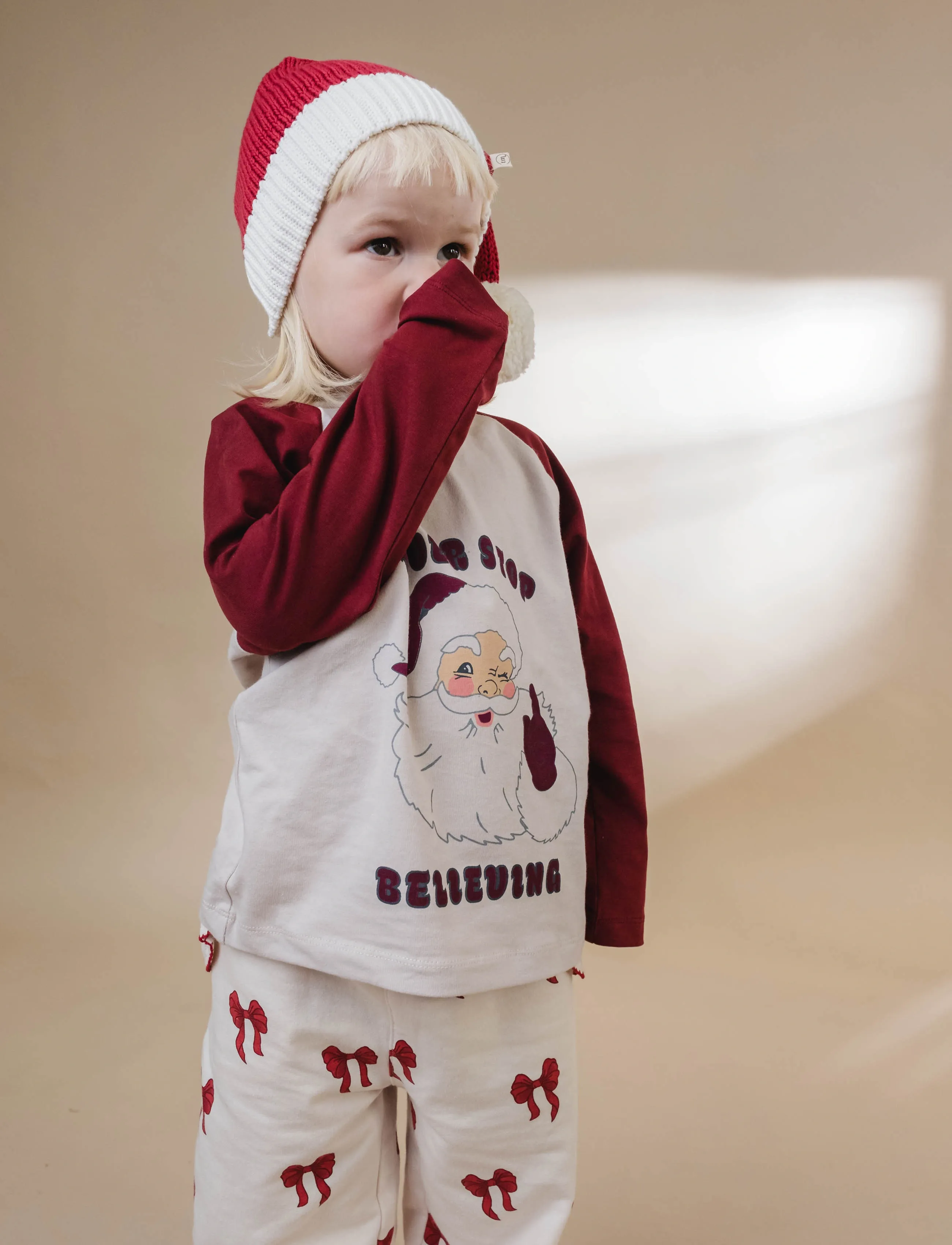 That's Mine Safi T-Shirt, 92, Burgundy, T-Shirts > Langærmede T-shirts, Børn