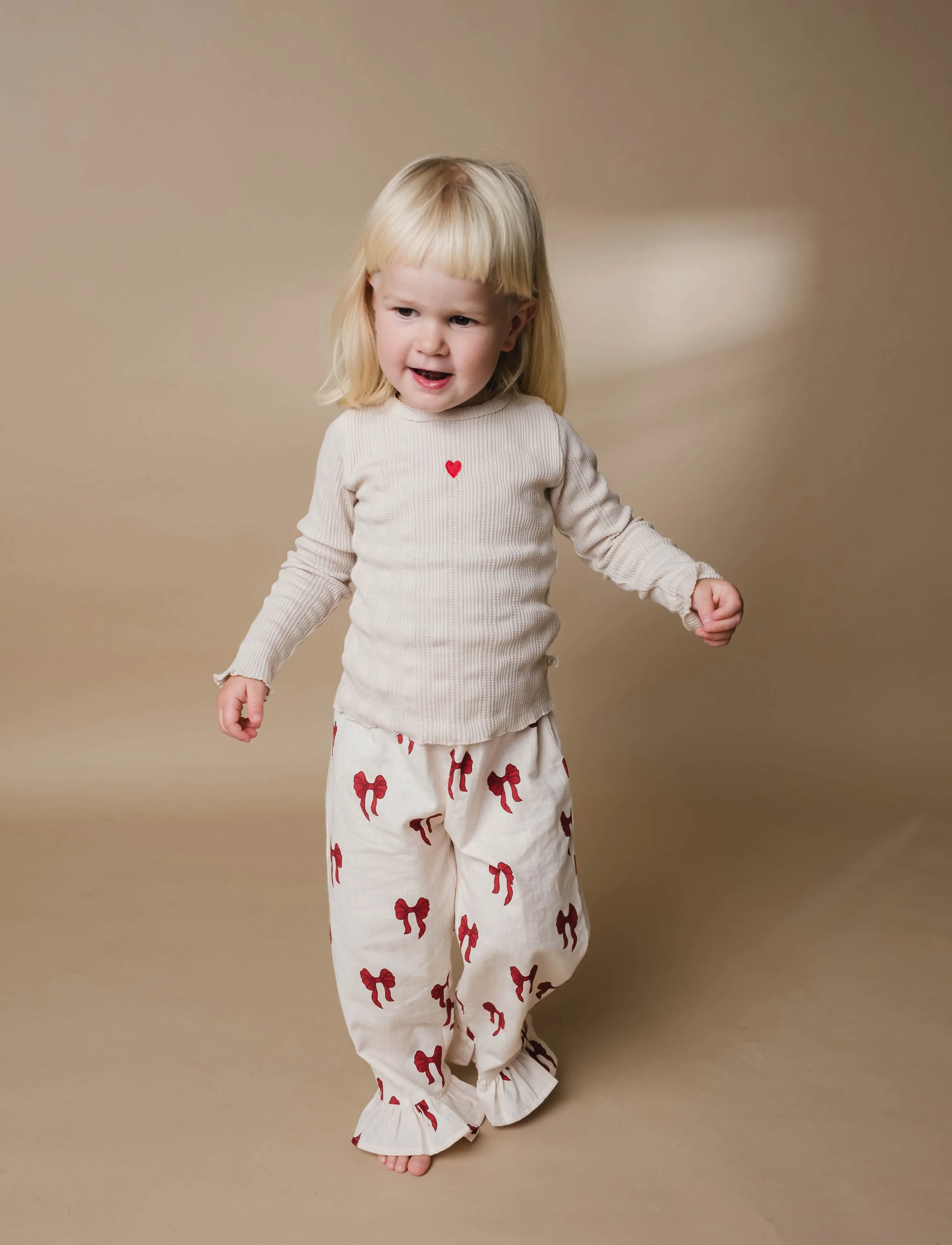 That's Mine Narine pants - Hosen - ROUGE BOUCLE / cream