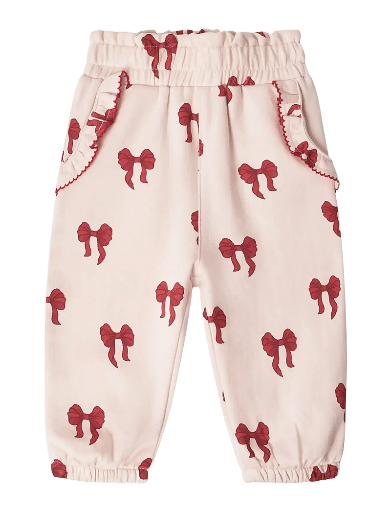 That's Mine - Elsa sweatpants - rouge boucle - 1