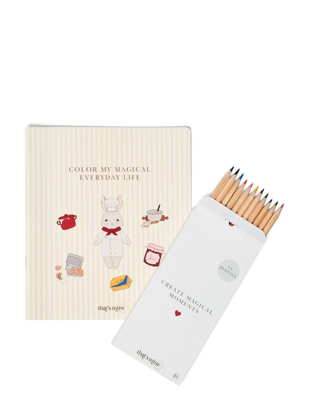 That's Mine Ben coloring book - Inspiration - BUNNY / cream