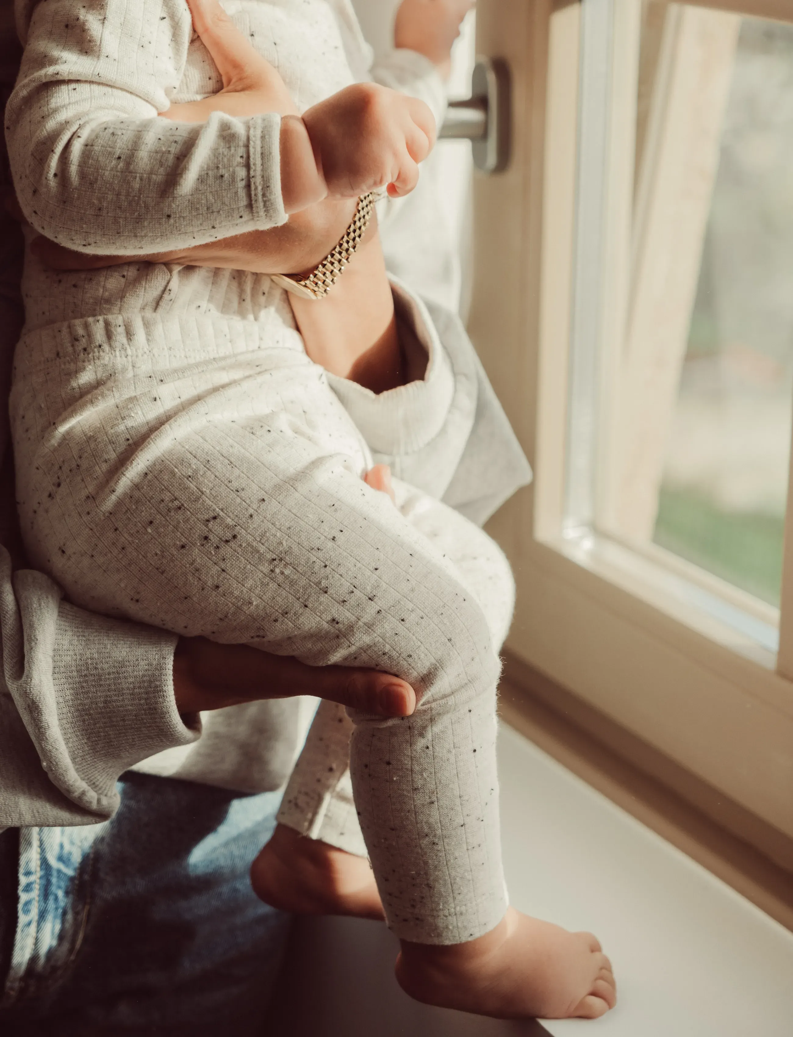 That's Mine Daniel leggings - Leggings - ERCU MELANGE / cream