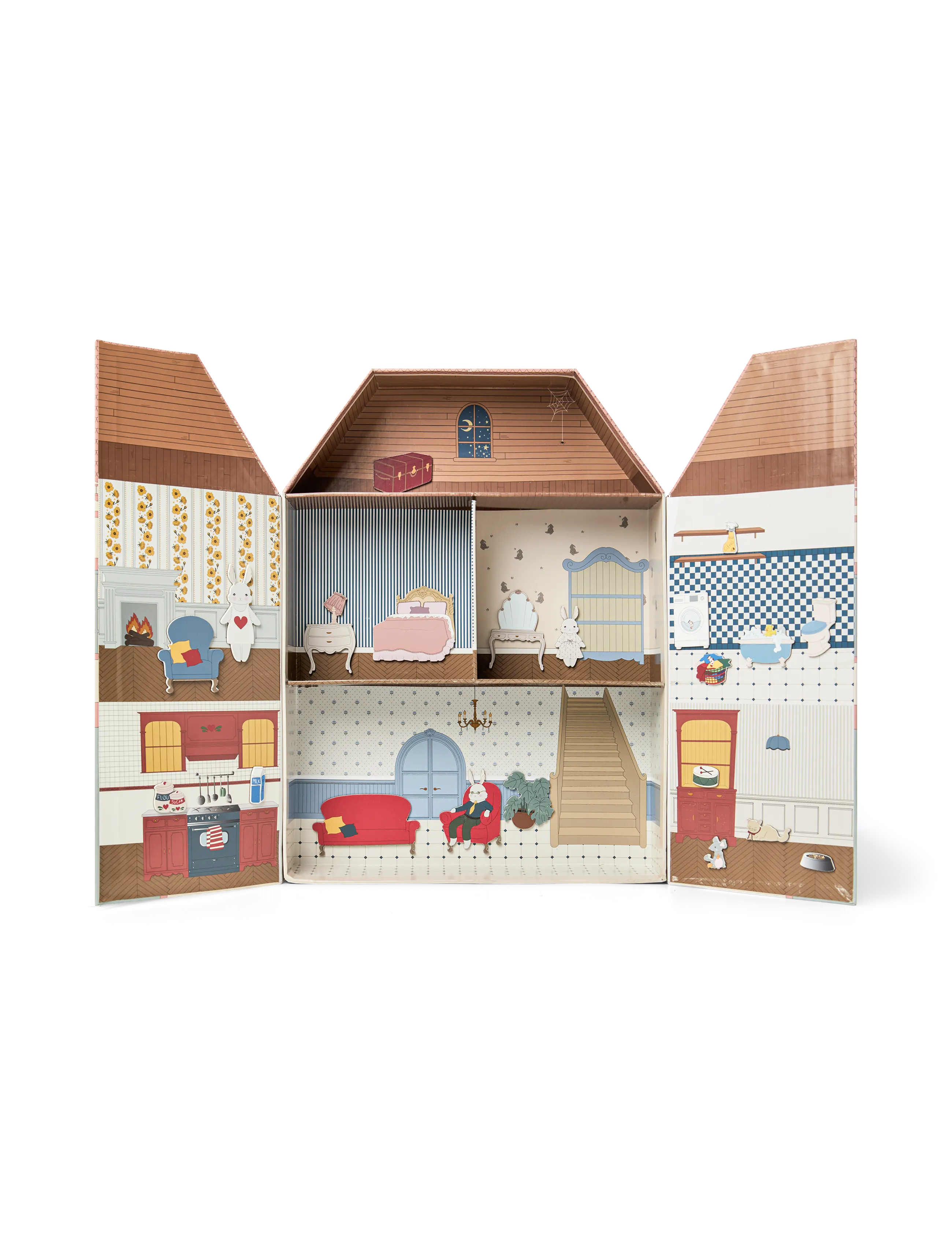 That's Mine Mona Magnetic House, One Size, Dolls & Accessories, Rosa - Doll Houses, Kinder