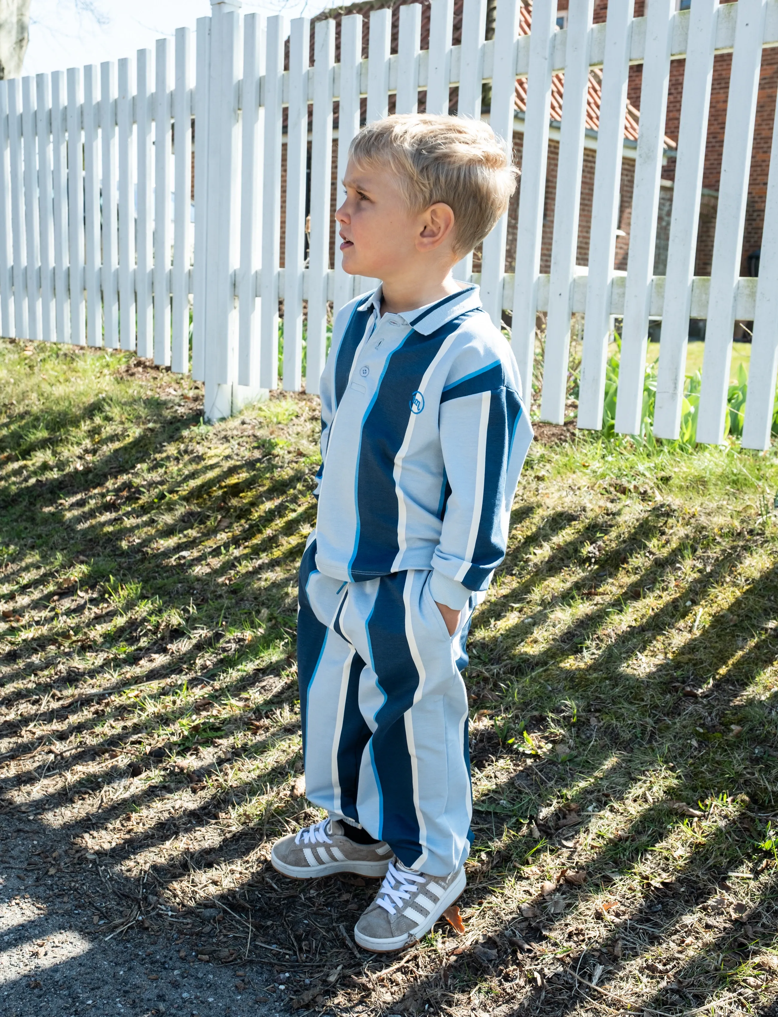 That's Mine Valdemar sweatpants - Apatinės dalies rūbai - MULTI STRIPE / blue