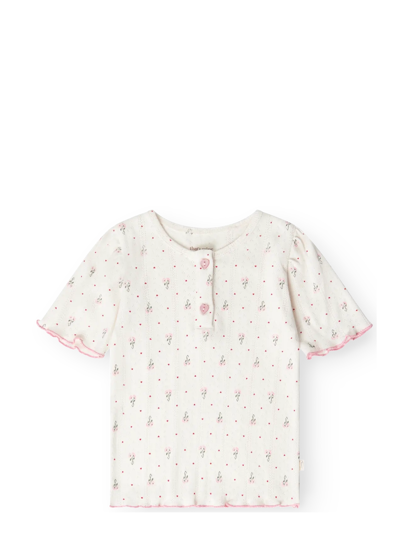 That's Mine Ginny t-shirt - Riided - BLOOMING LOVE / pink/rose