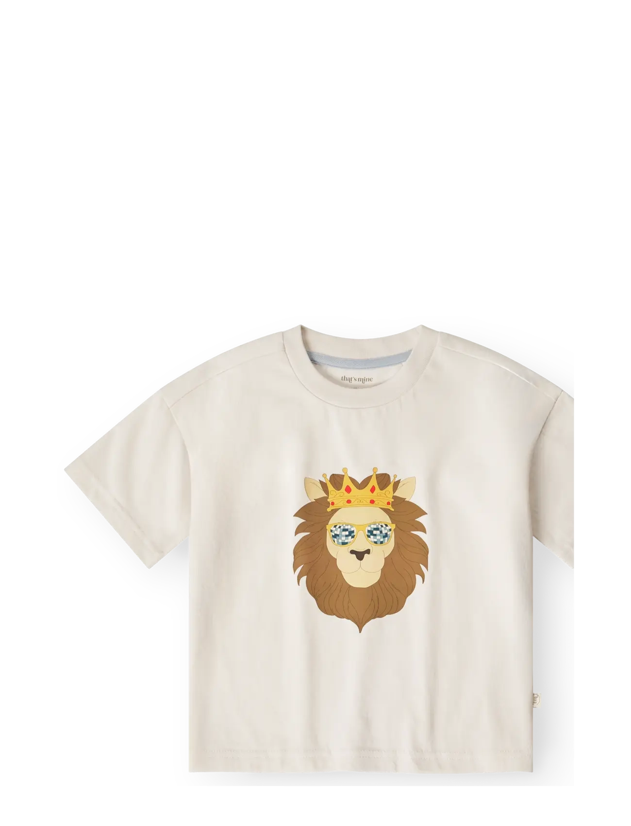 That's Mine Vilde oversized t-shirt - That's Mine - LION HEAD / cream