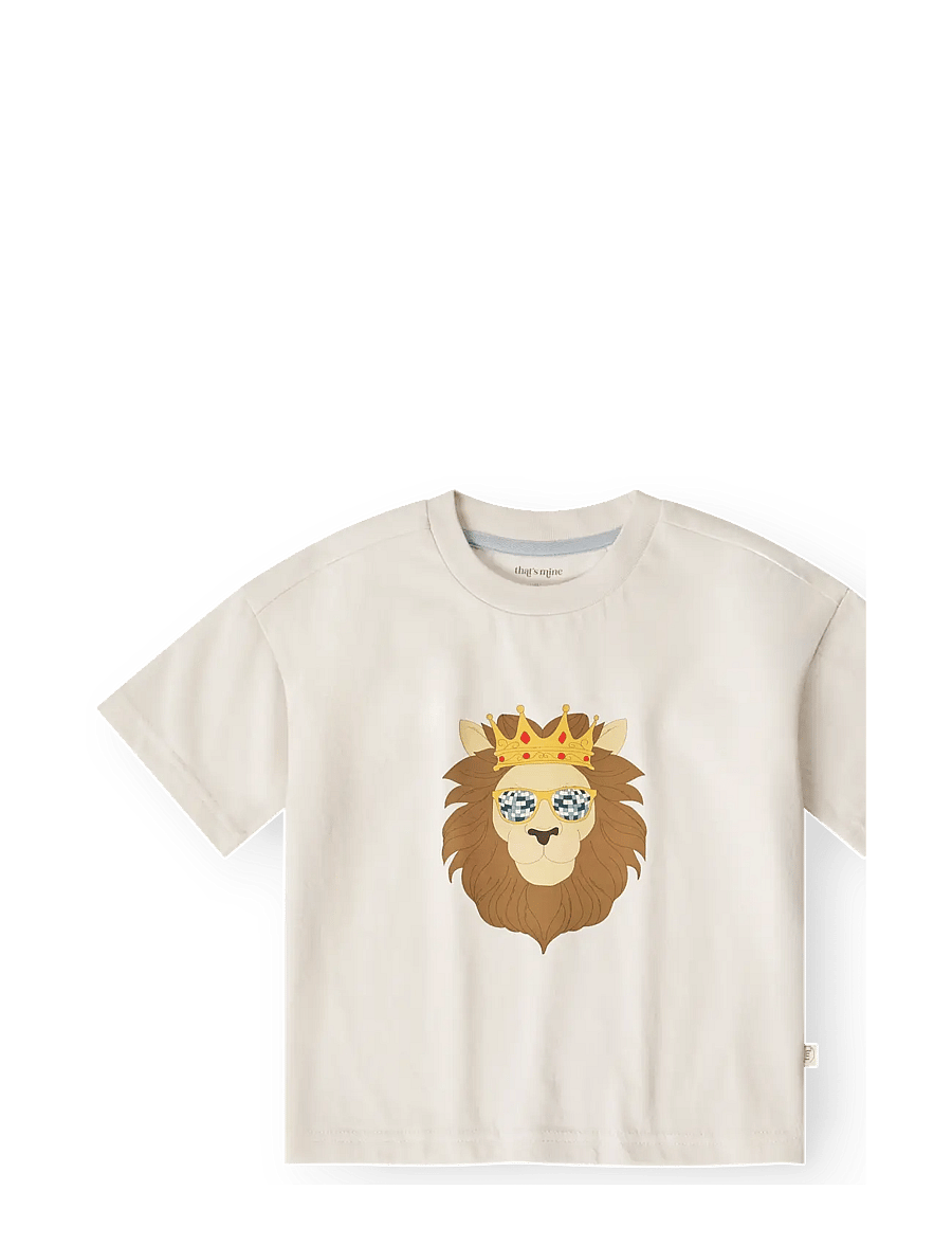 That's Mine - Vilde oversized t-shirt - kortærmede t-shirts - lion head - 1