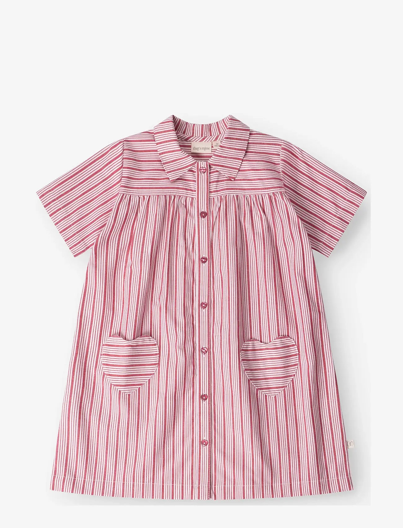 That's Mine - Hea dress - short-sleeved casual dresses - classic red - 1