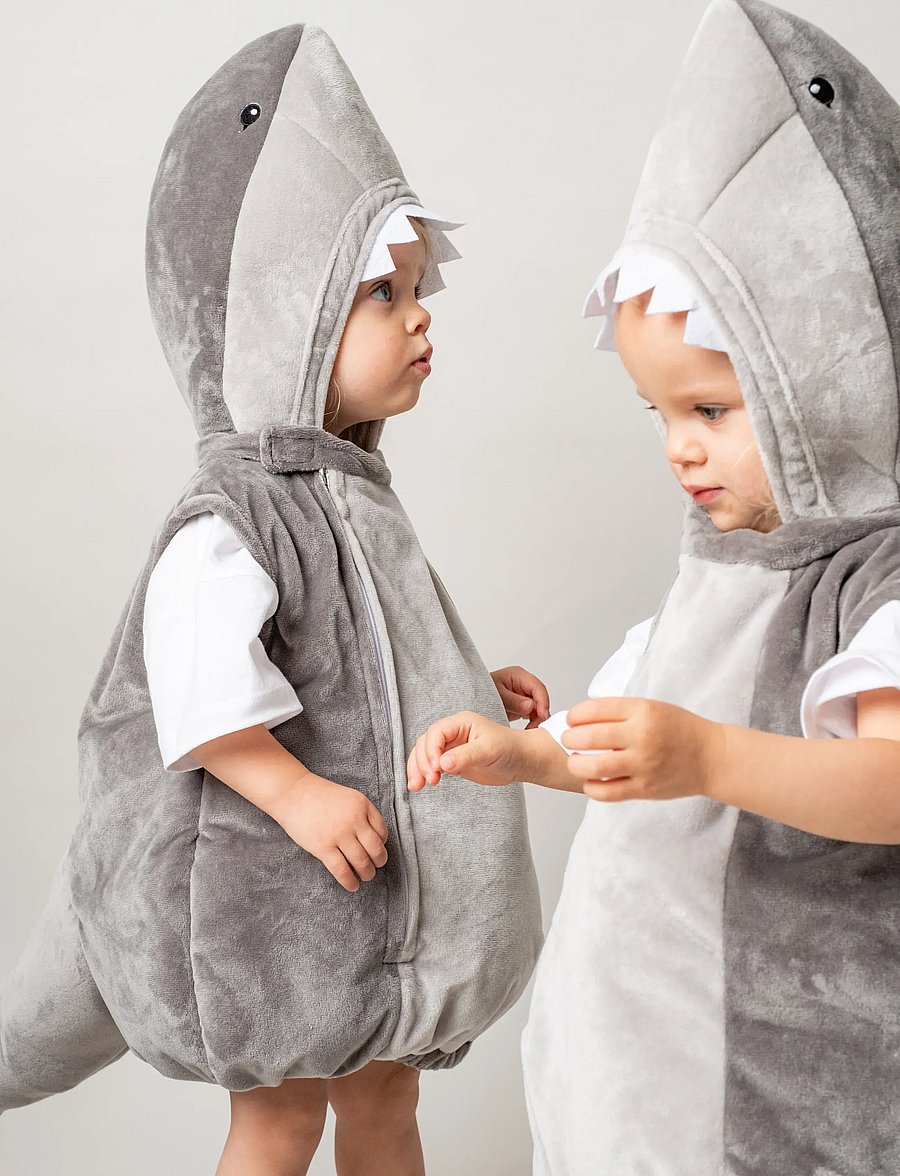 That's Mine - Hank shark suit - maskeradkläder - silver grey - 4