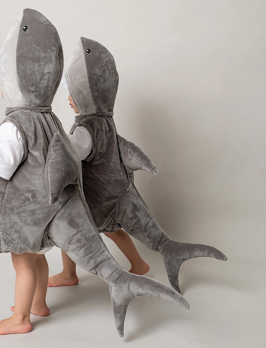 That's Mine - Hank shark suit - maskeradkläder - silver grey - 5