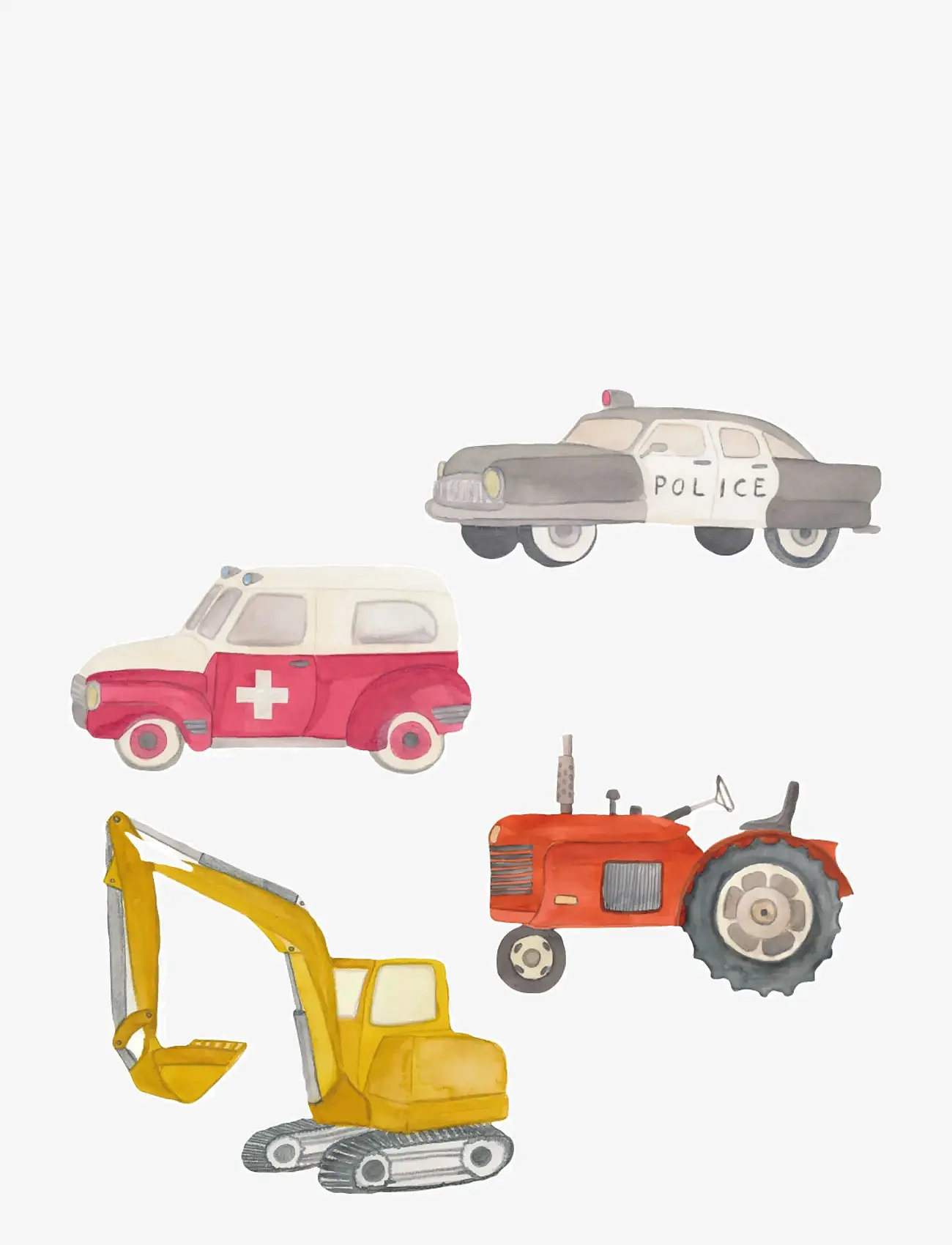 That's Mine - Wallsticker heroes on wheels - väggdekor - multi - 1