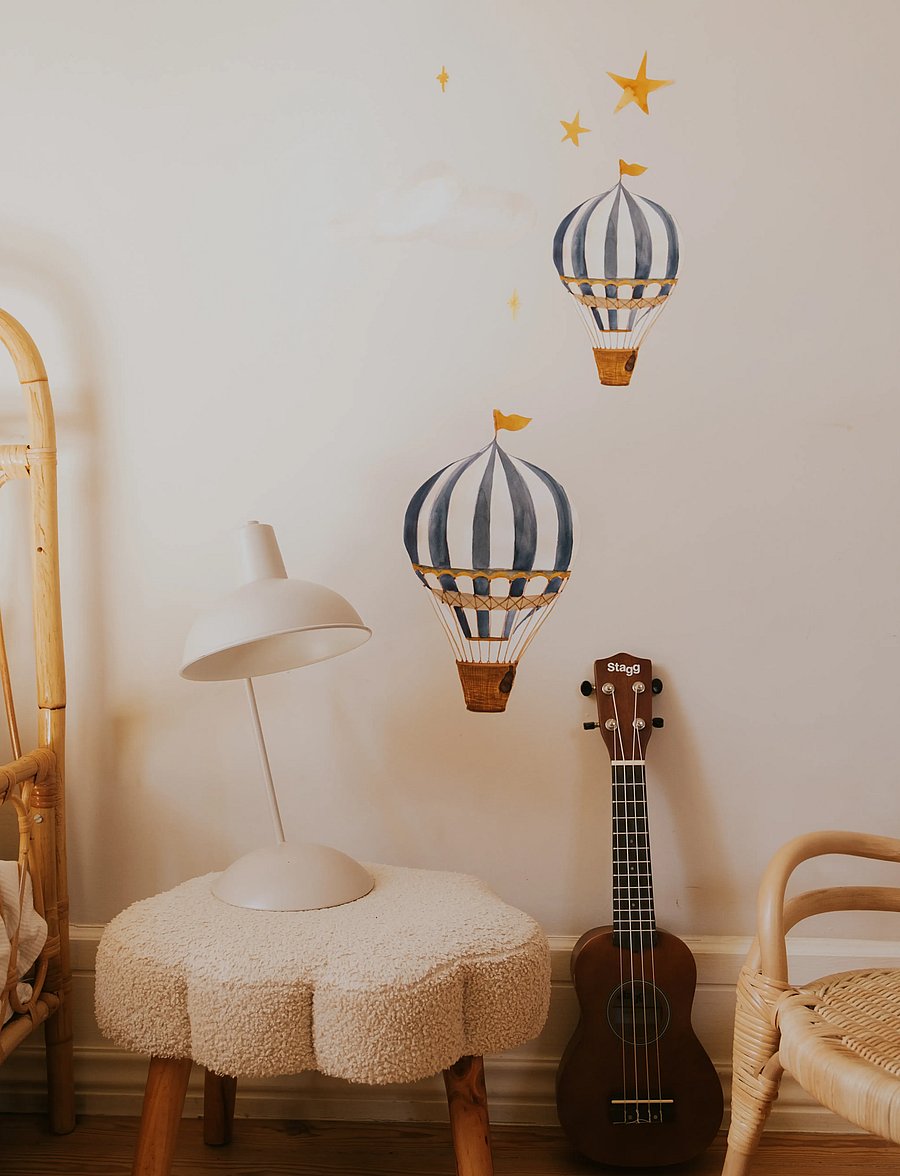 That's Mine - Wallsticker dreamy balloons - vægdekorationer - blue - 0