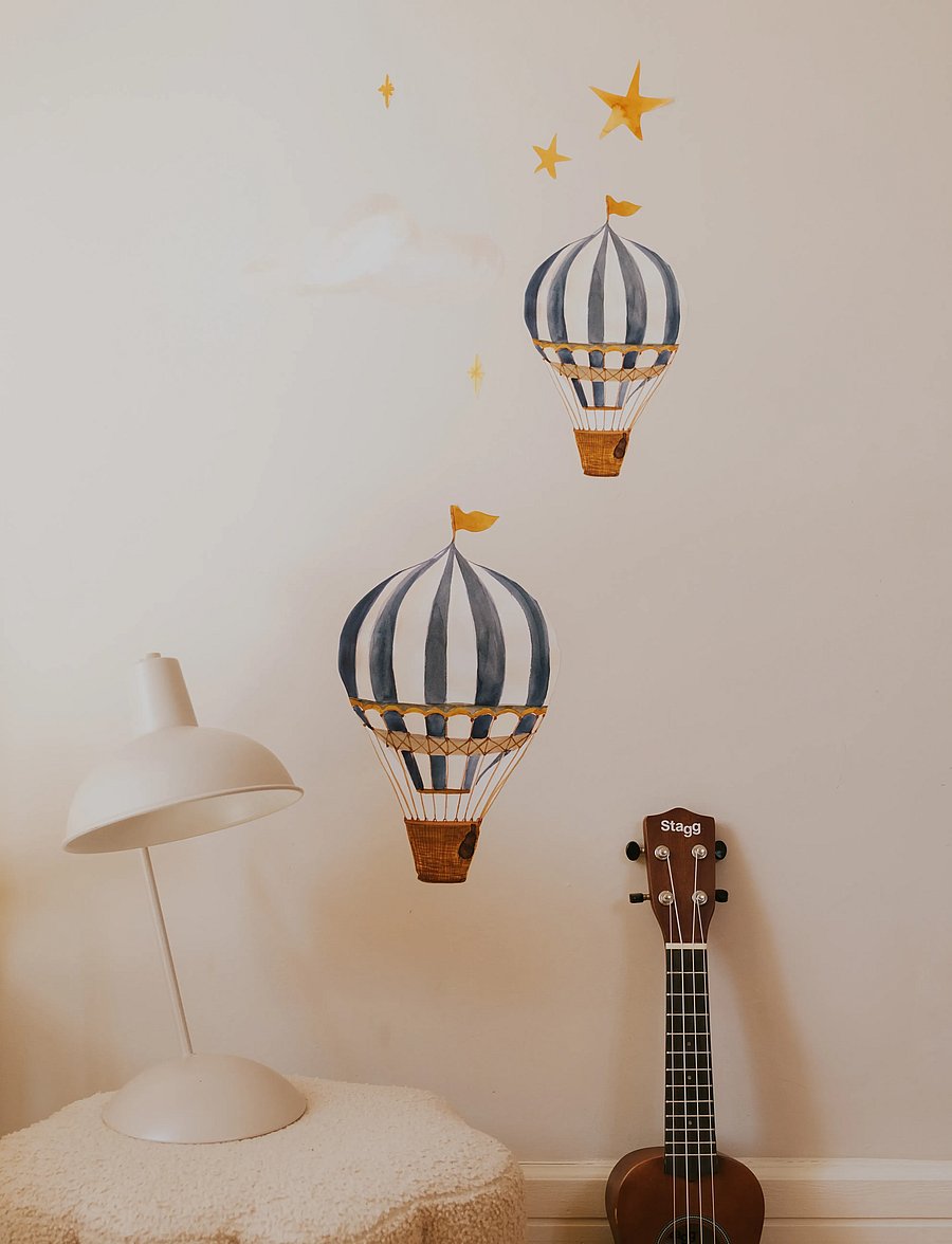 That's Mine - Wallsticker dreamy balloons - vægdekorationer - blue - 2