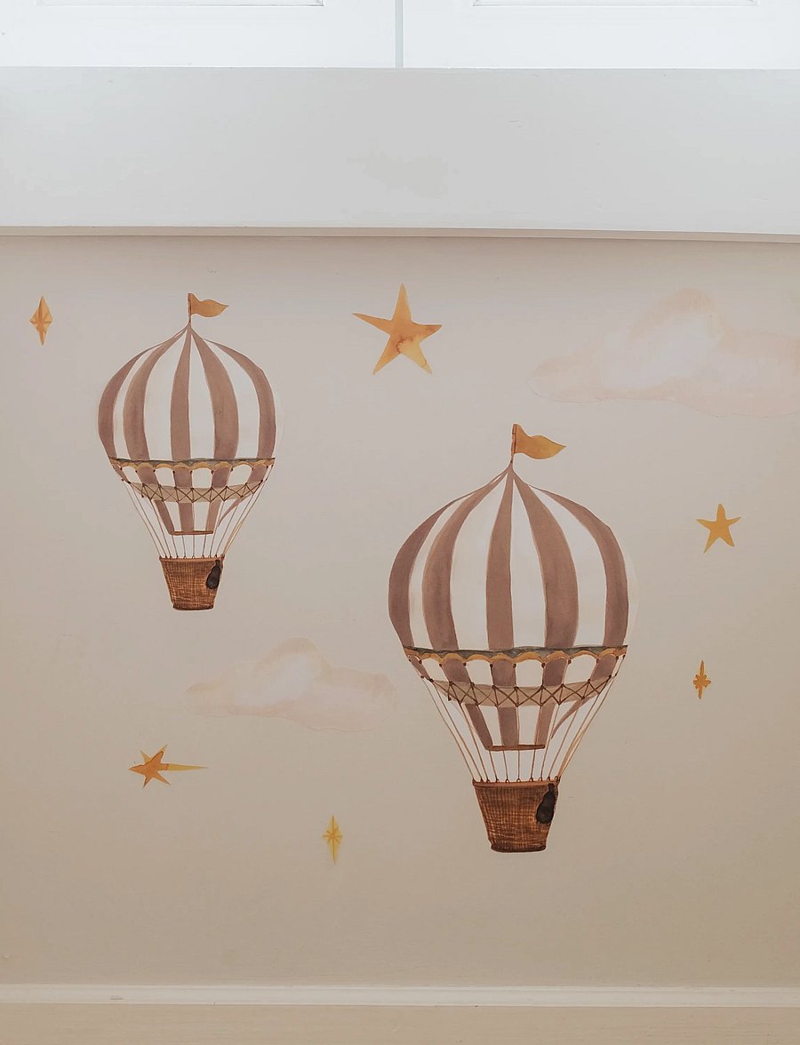 That's Mine - Wallsticker dreamy balloons - seinakaunistused - brown - 0