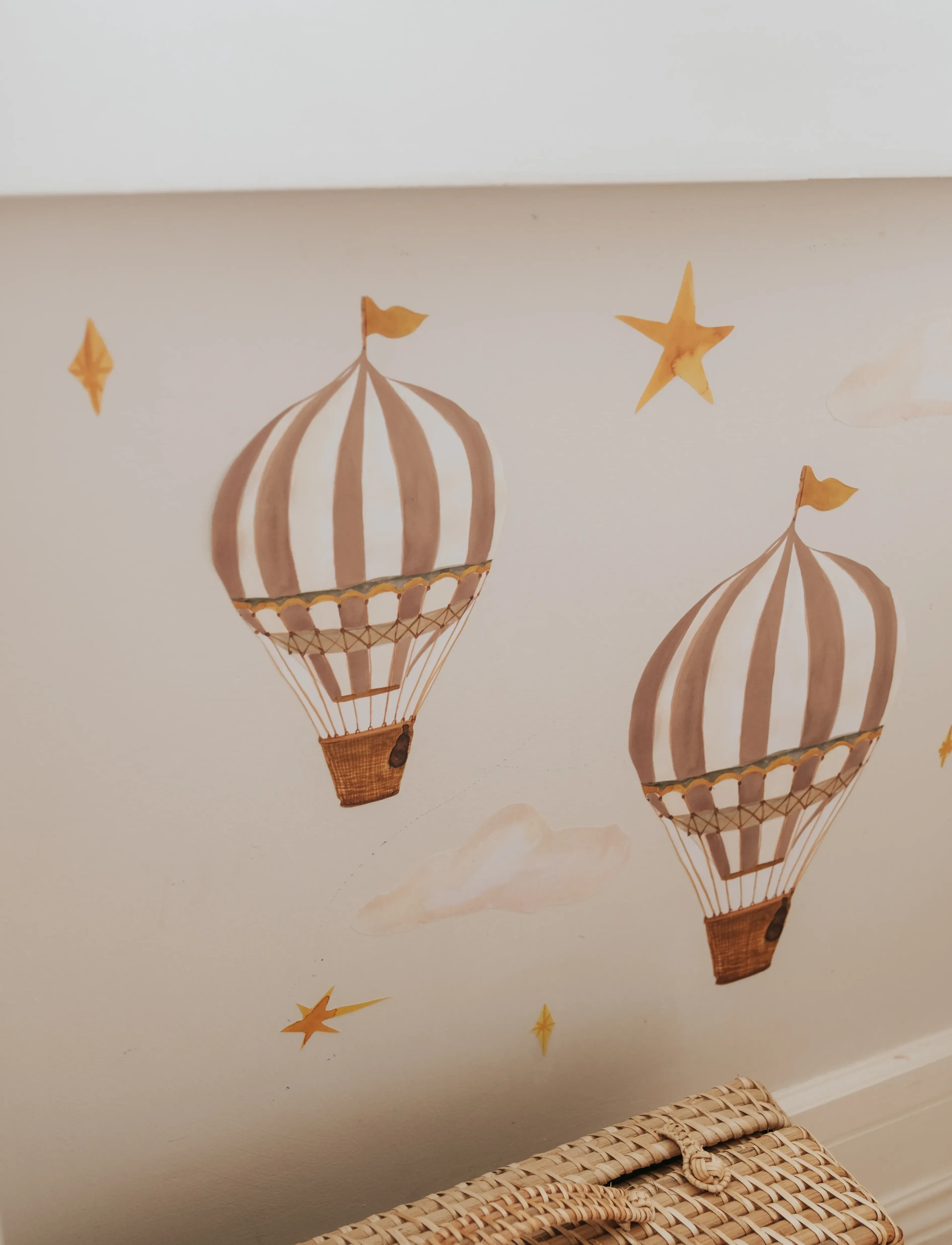 That's Mine - Wallsticker dreamy balloons - väggdekor - brown - 4