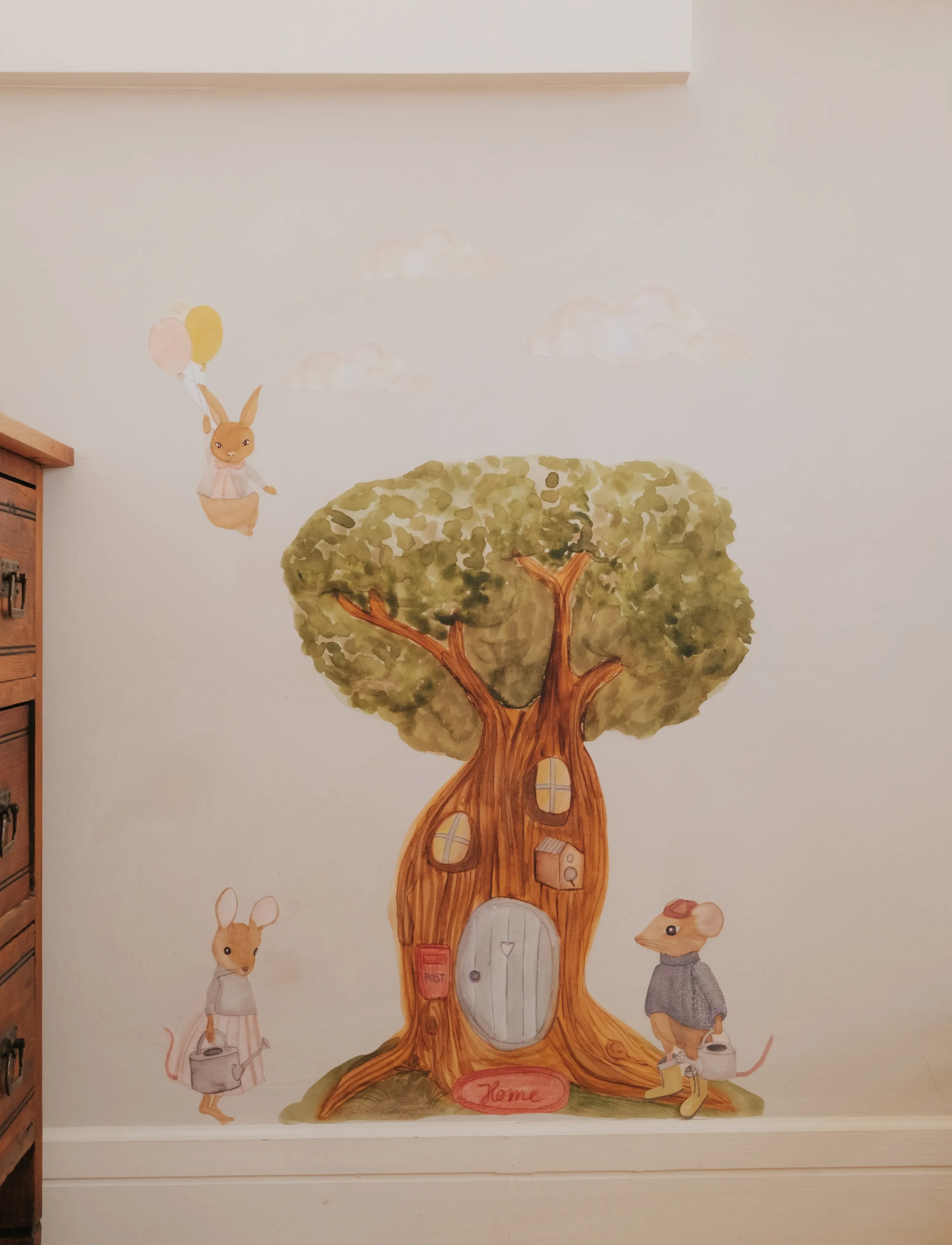 That's Mine Wallsticker The Secret Treehouse, One Size, Kids Decor, Mehrfarbig/gemustert - Wall Decors, Kinder