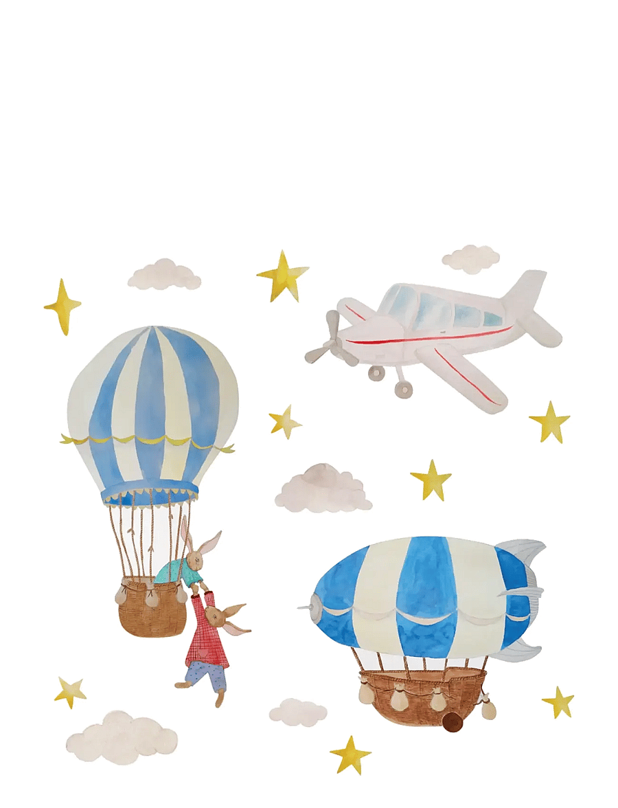 That's Mine - Wallsticker flying adventures - wand-deko - multi - 1