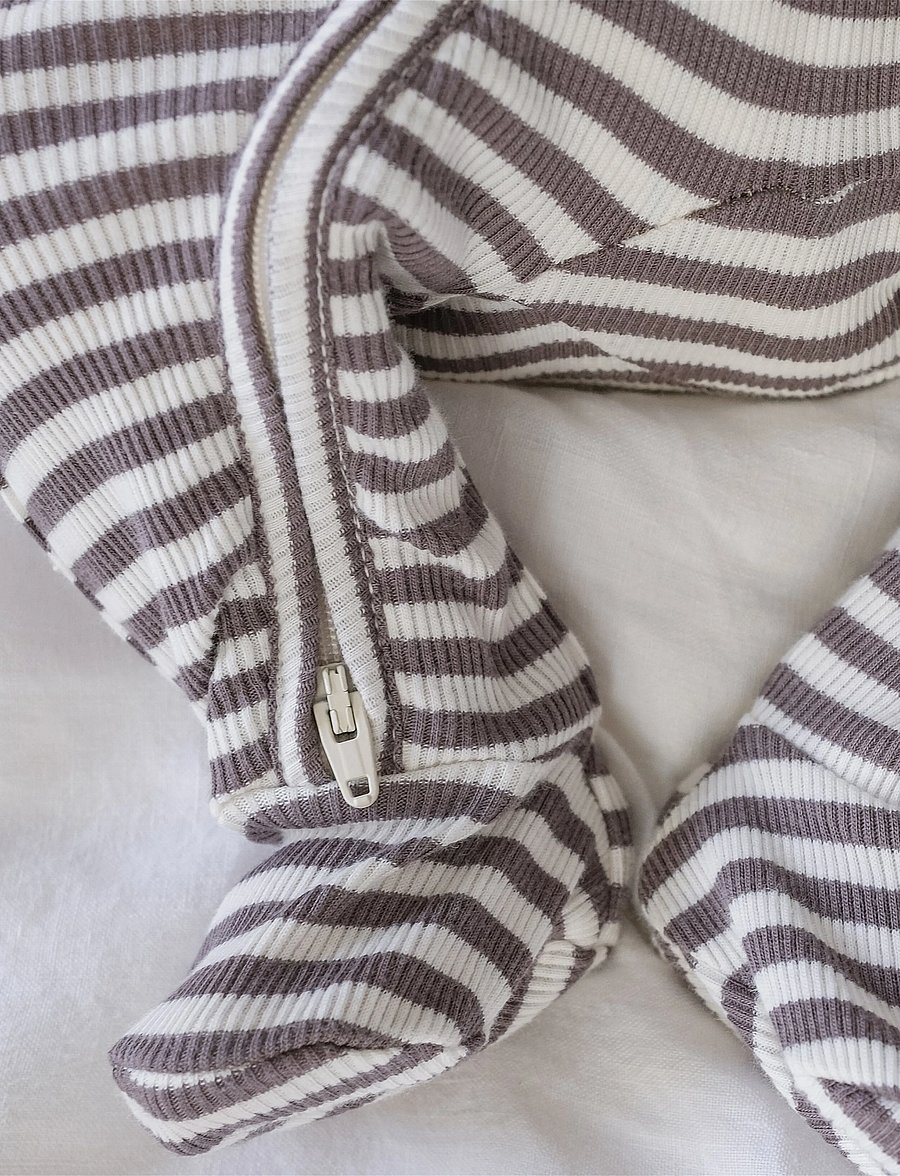 That's Mine - Jona onesie 2-pack - schlafoveralls - dark grey stripe - 2