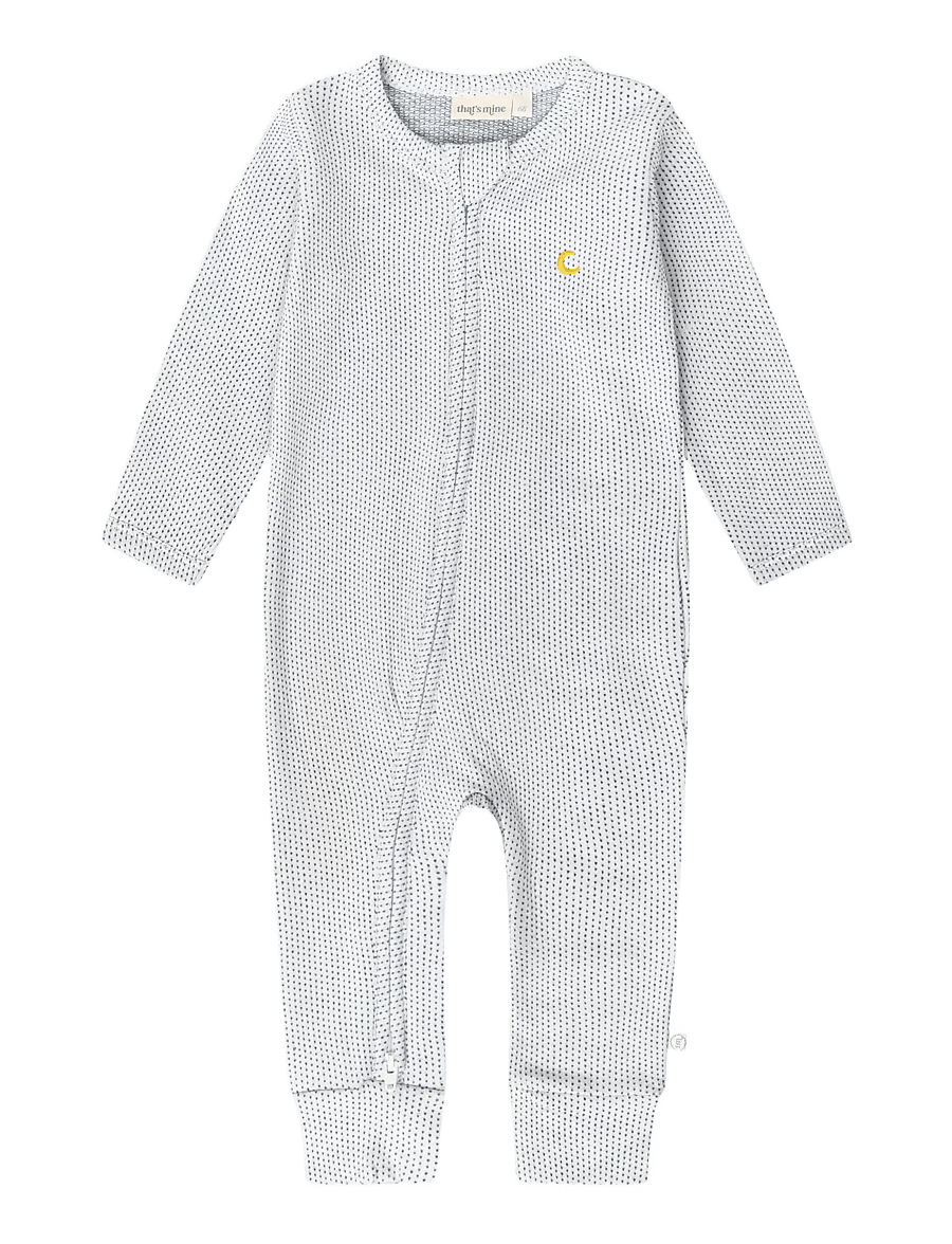 That's Mine - Benli onesie - jumpsuits - tiny dots navy - 1