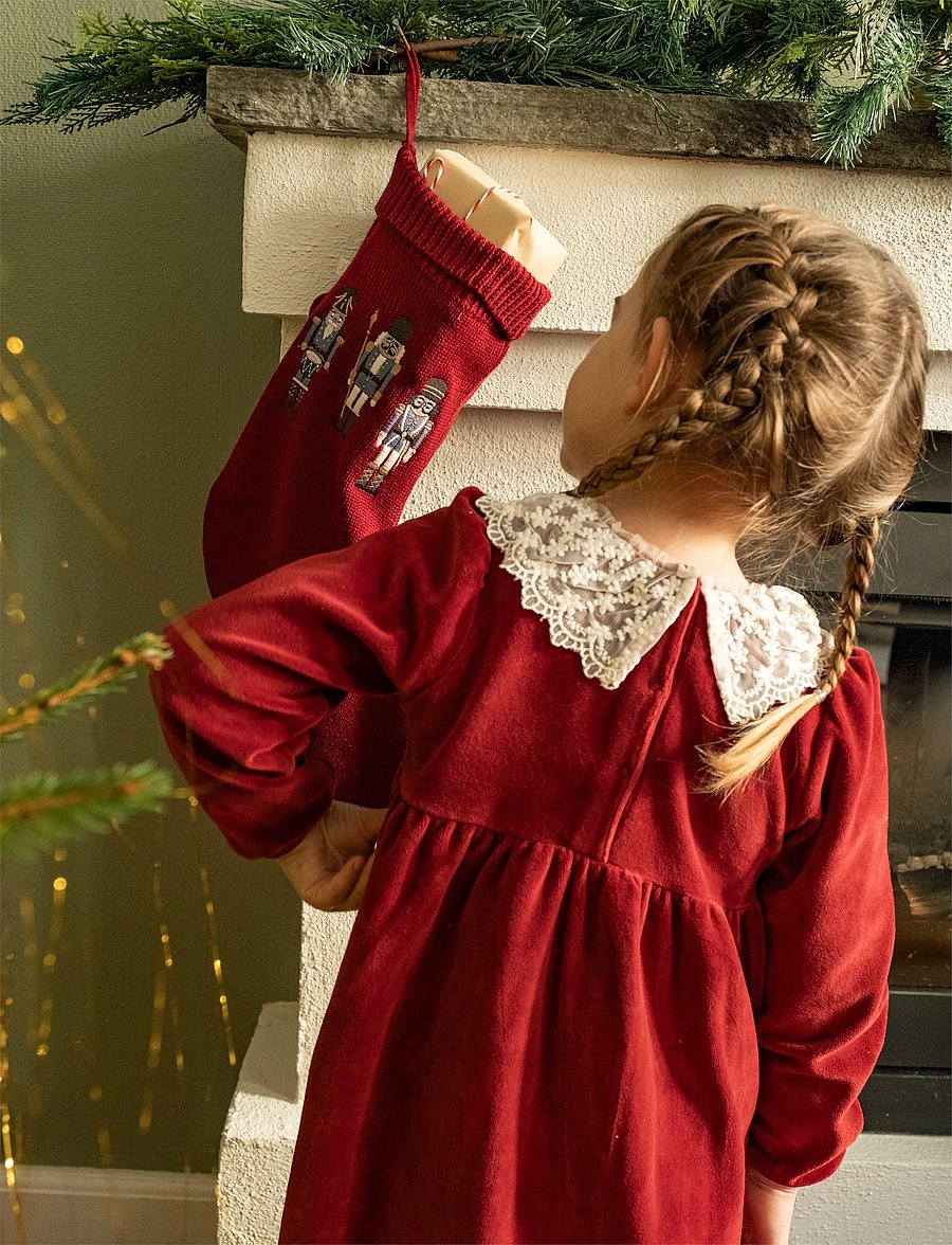 That's Mine - Walentina dress - long-sleeved baby dresses - rust wine - 4