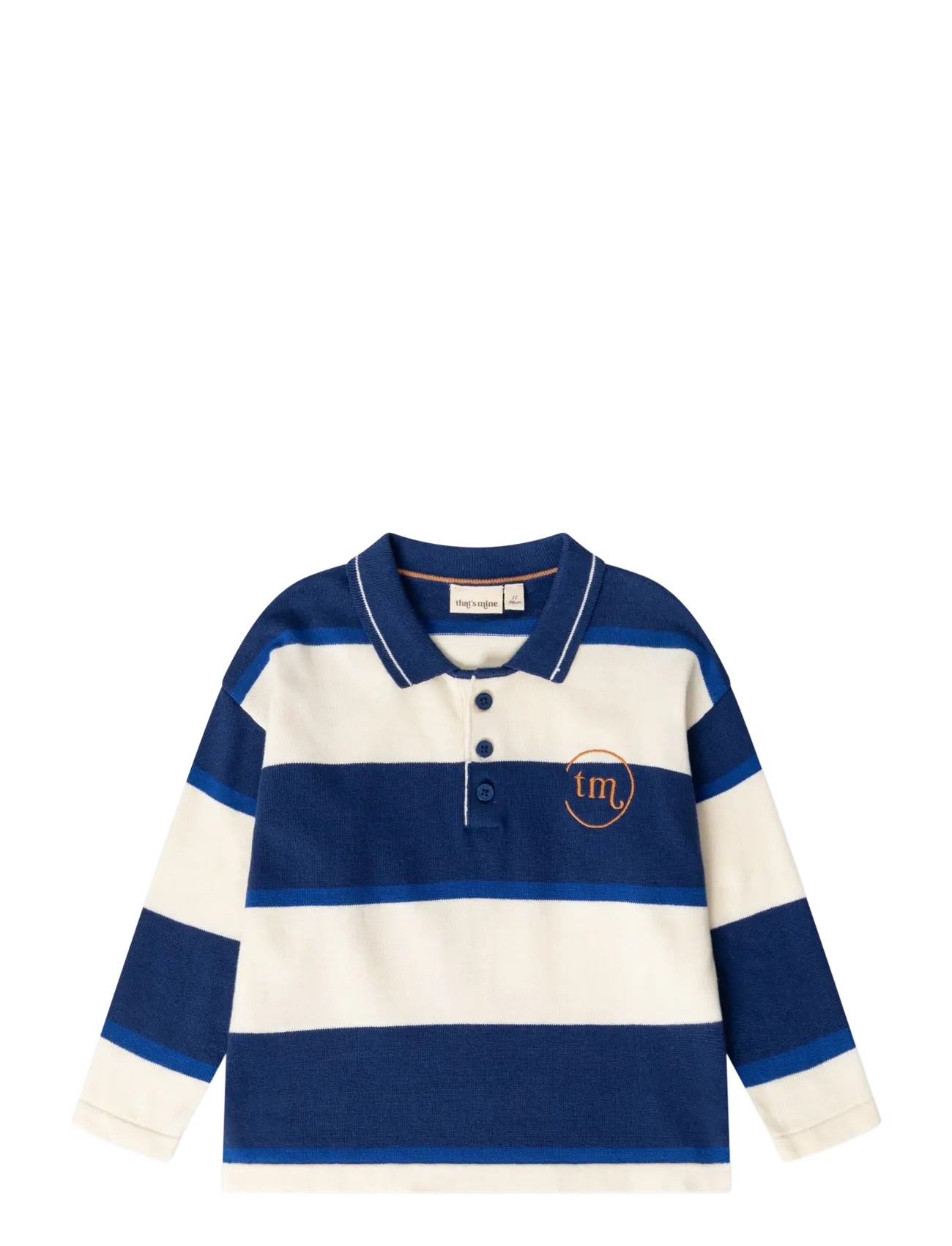 That's Mine - Vagnar sweater - langärmelig poloshirt - blue stripe - 1