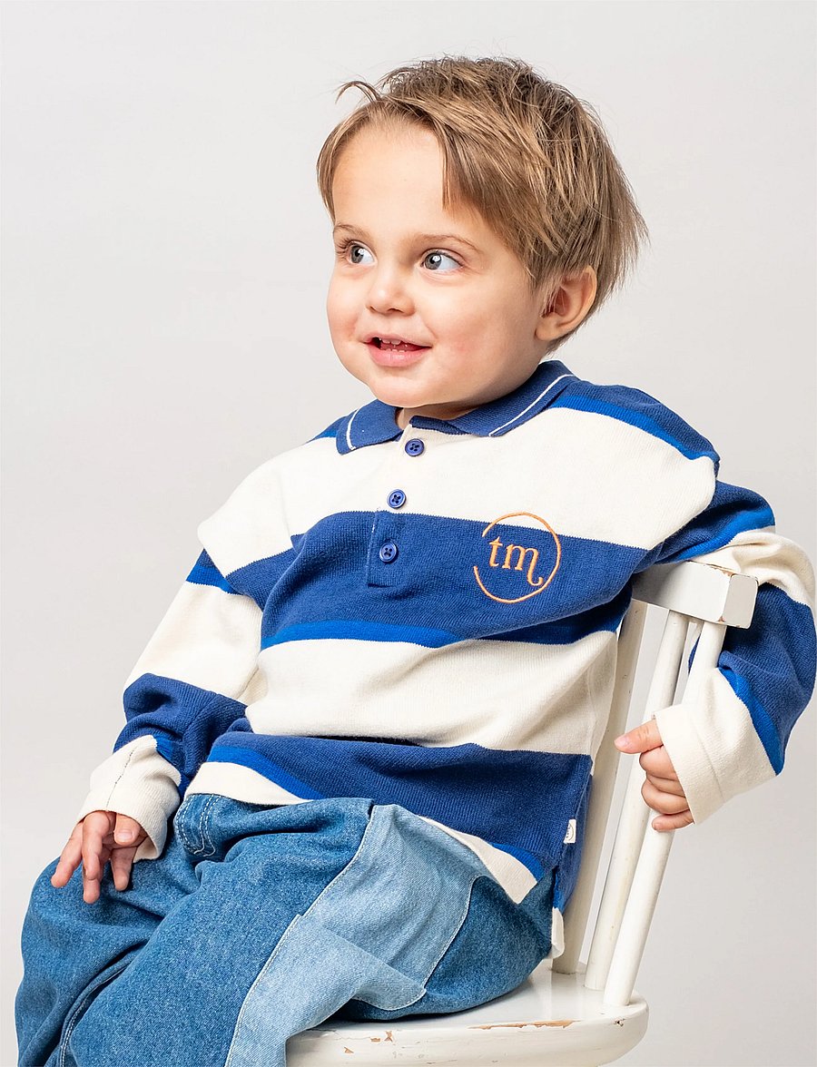 That's Mine - Vagnar sweater - langärmelig poloshirt - blue stripe - 2