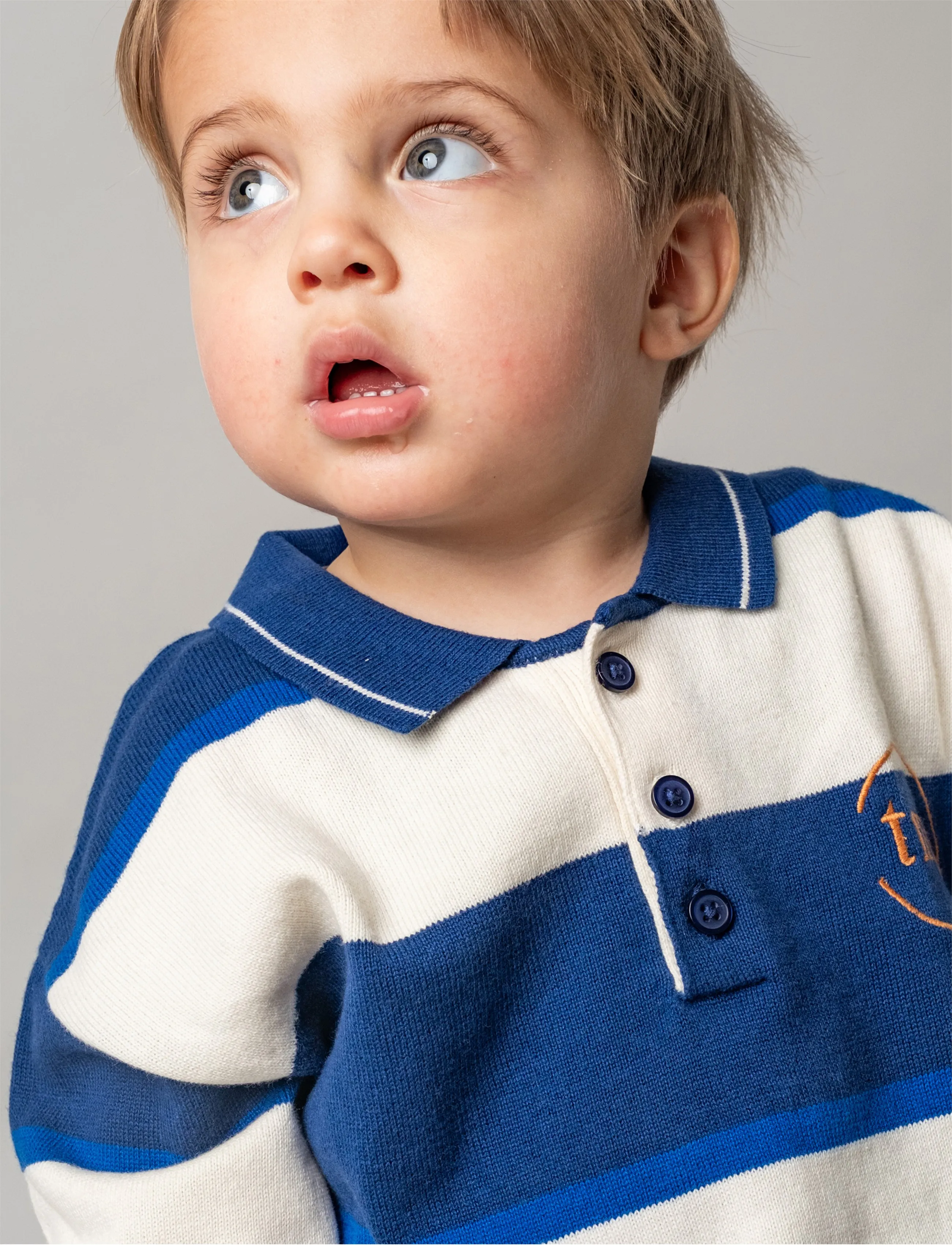 That's Mine - Vagnar sweater - langärmelig poloshirt - blue stripe - 3