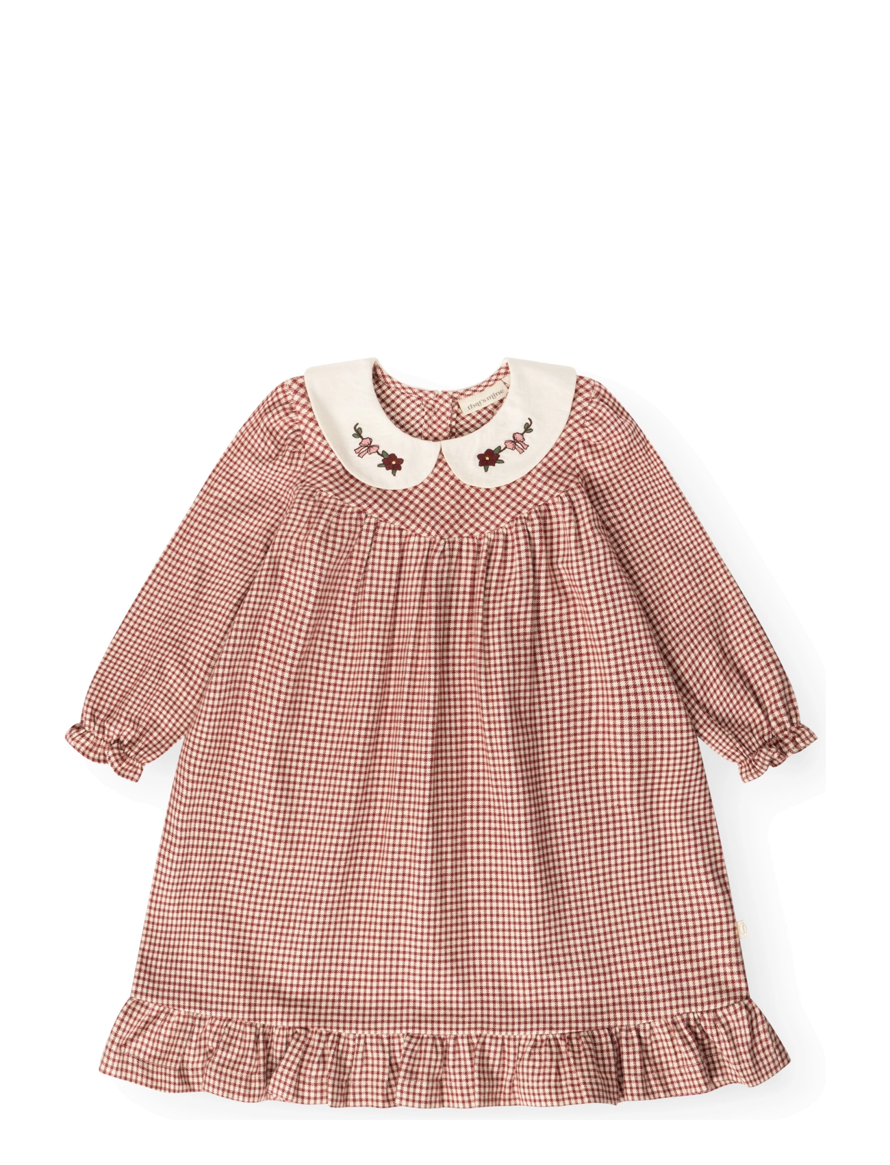 That's Mine - Marmonia dress - maple check - 1