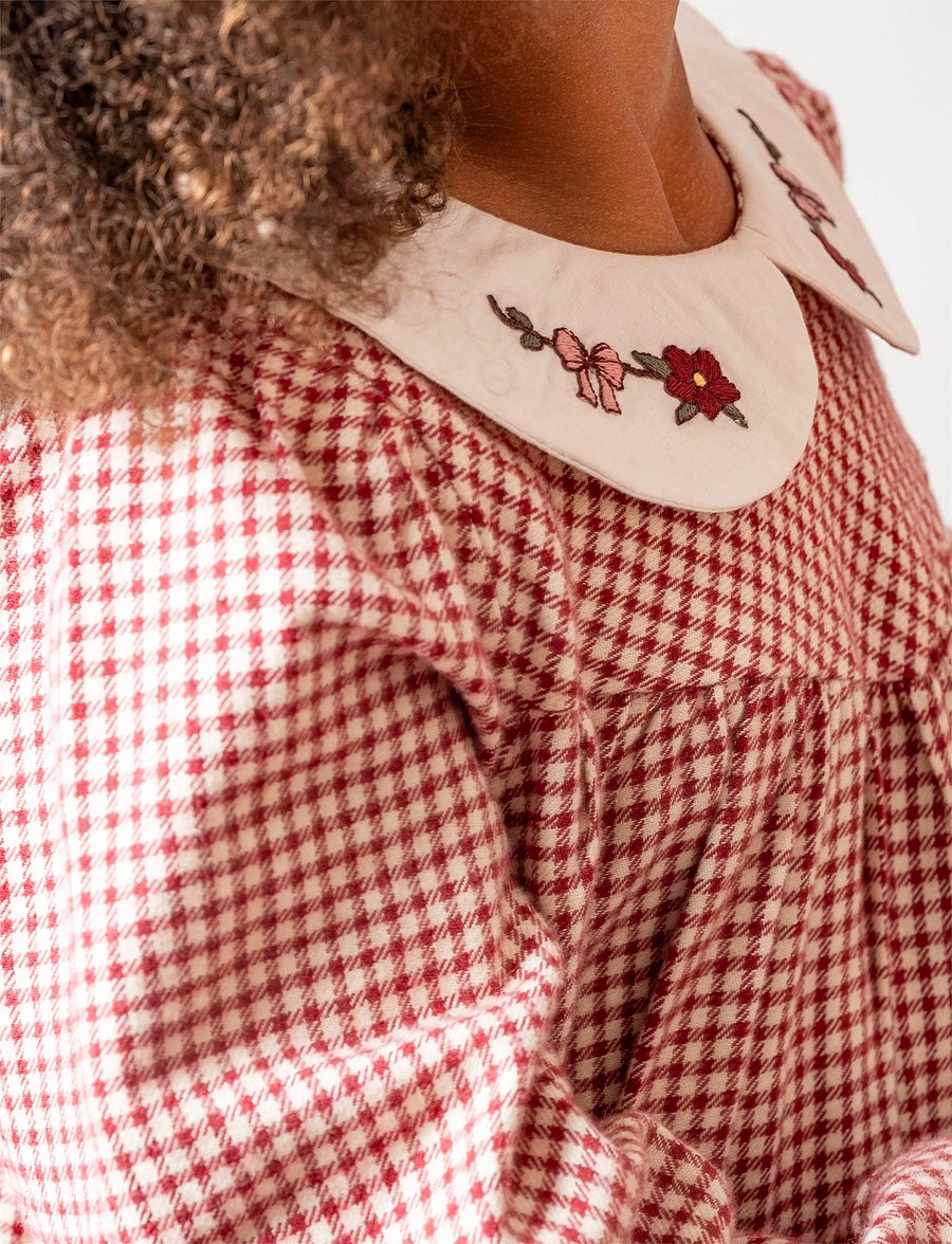 That's Mine - Marmonia dress - maple check - 5