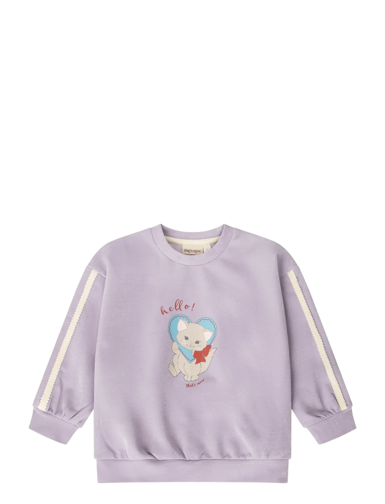 That's Mine Luanna sweatshirt - That's Mine - PURPLE GLITTER / purple