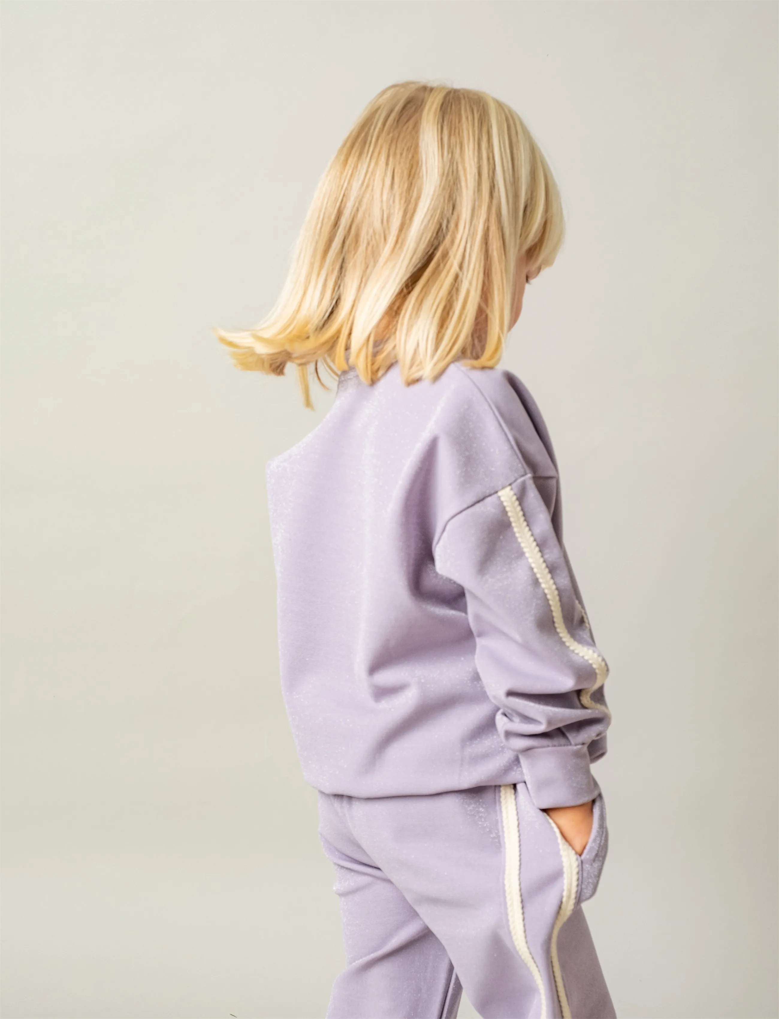 That's Mine - Luanna sweatshirt - sweatshirts - purple glitter - 2