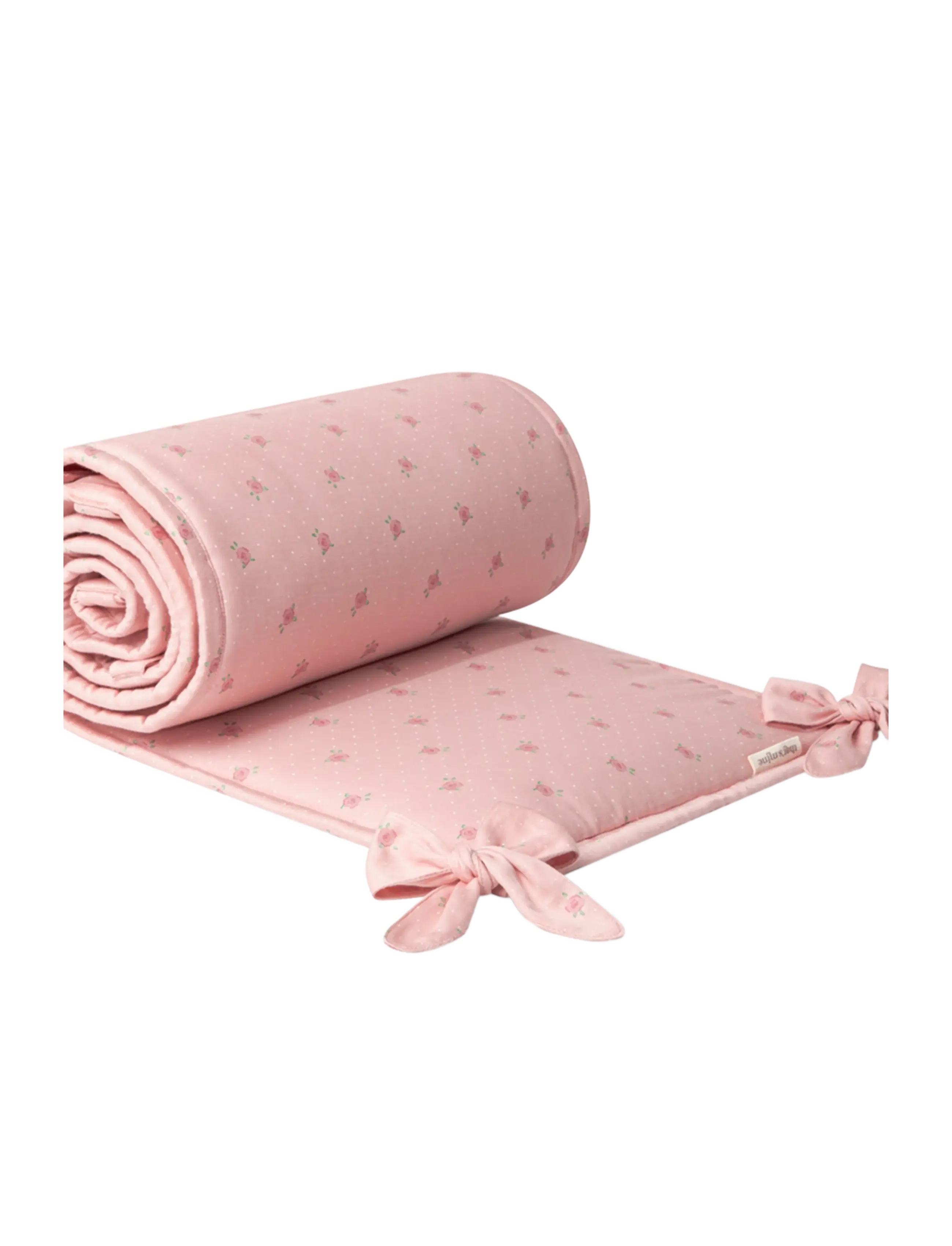 That's Mine London bed bumper - Sova - TINY ROSES / pink/rose