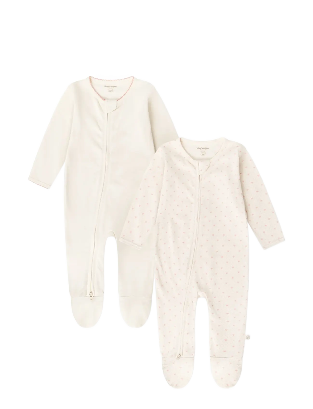 That's Mine Nalina onesie 2-pack - Schlafanzüge - LOTS OF LOVE ROSE / cream