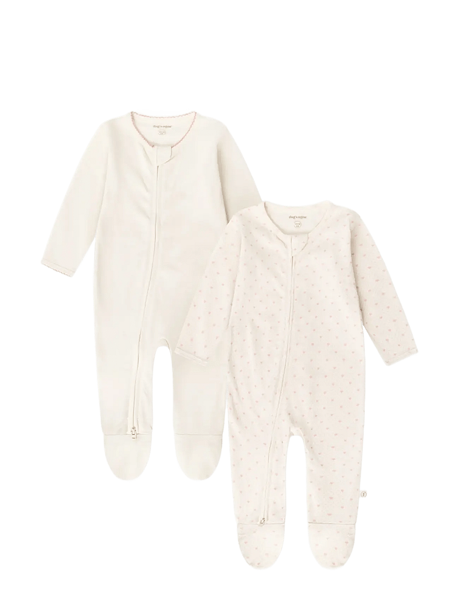 That's Mine - Nalina onesie 2-pack - schlafoveralls - lots of love rose - 1