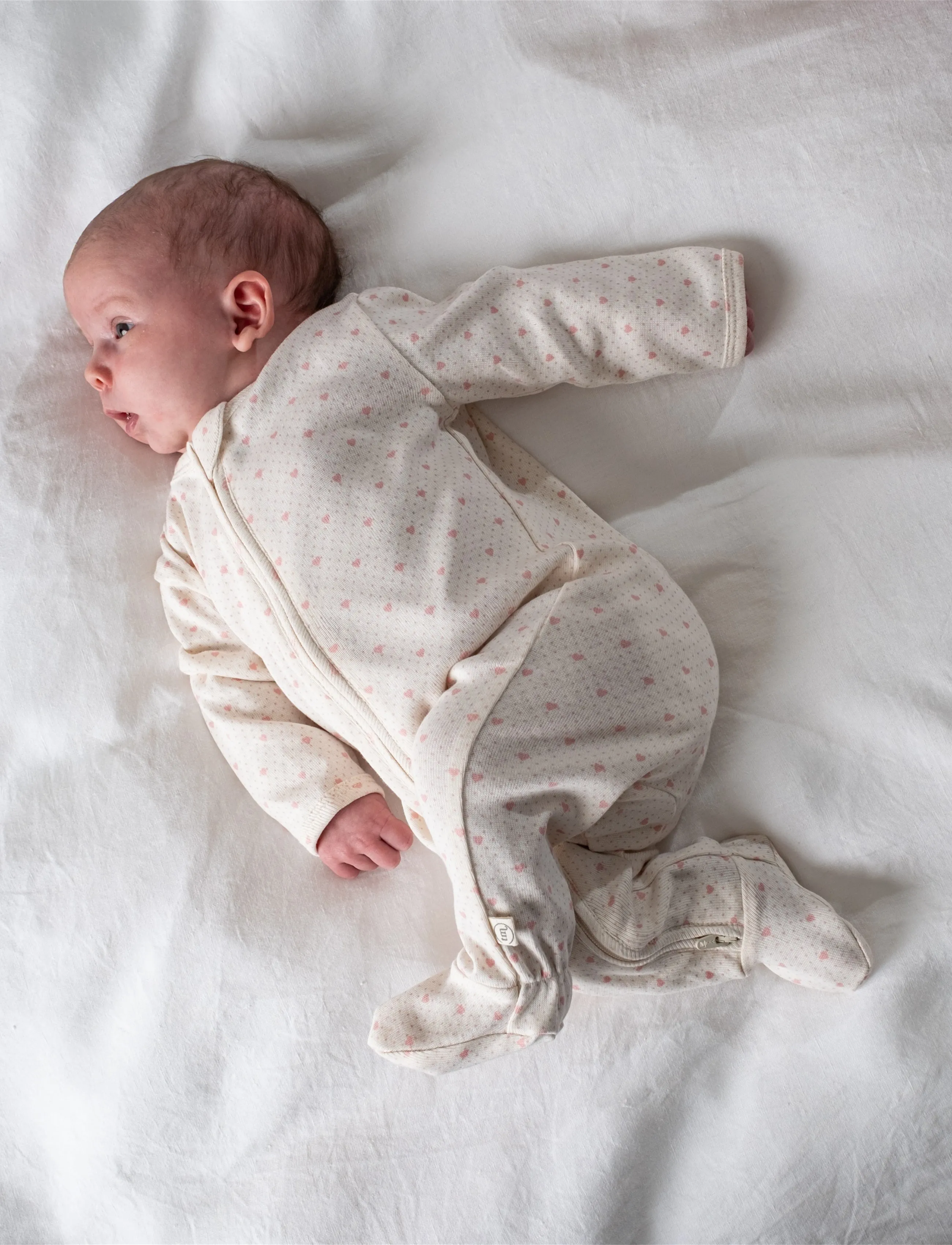 That's Mine Nalina Onesie 2-Pack, 56 cm/1M, Pyjamas, Creme - Pyjamas Onesie, Kinder