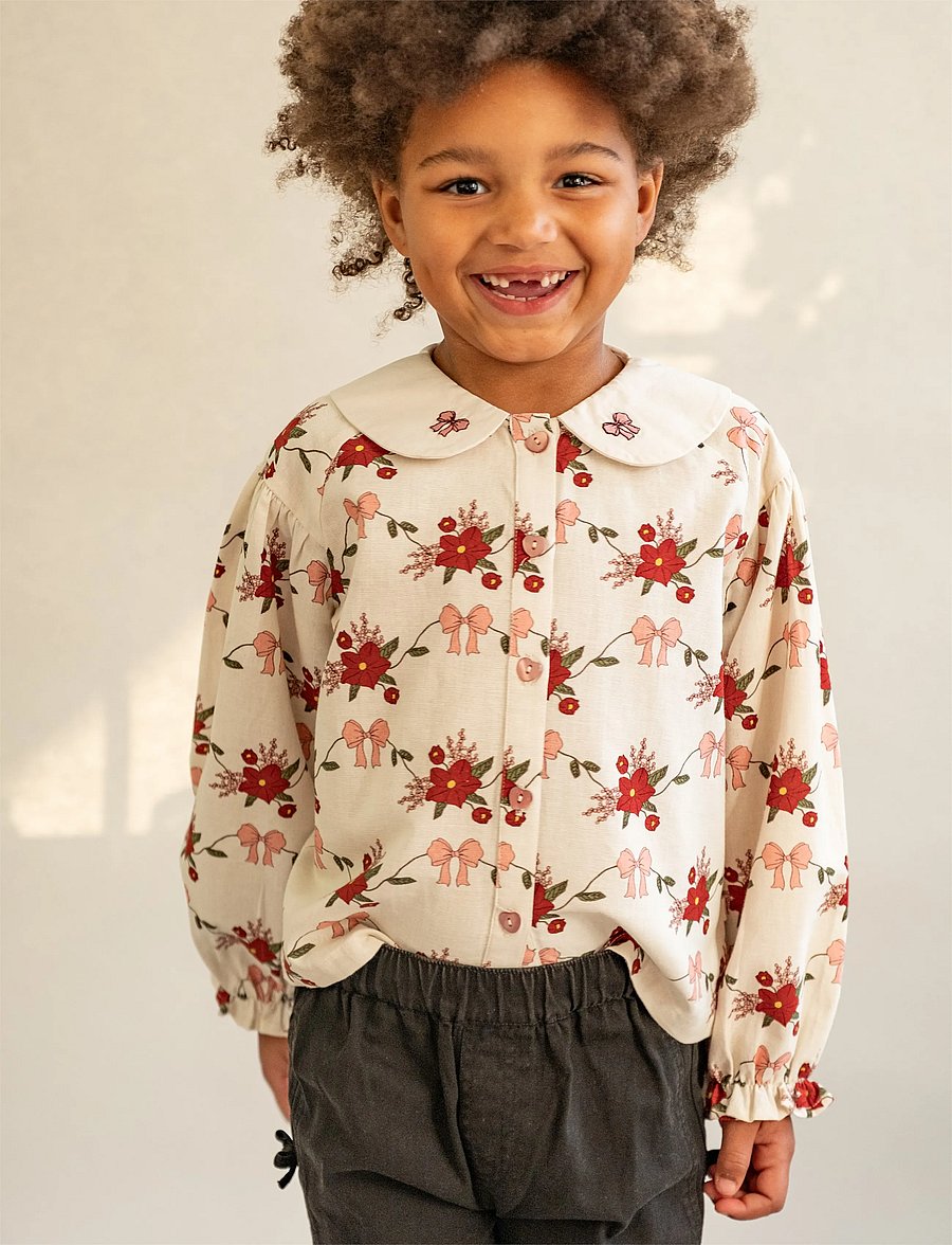 That's Mine - Natalina shirt - langärmlige hemden - flower vine - 0