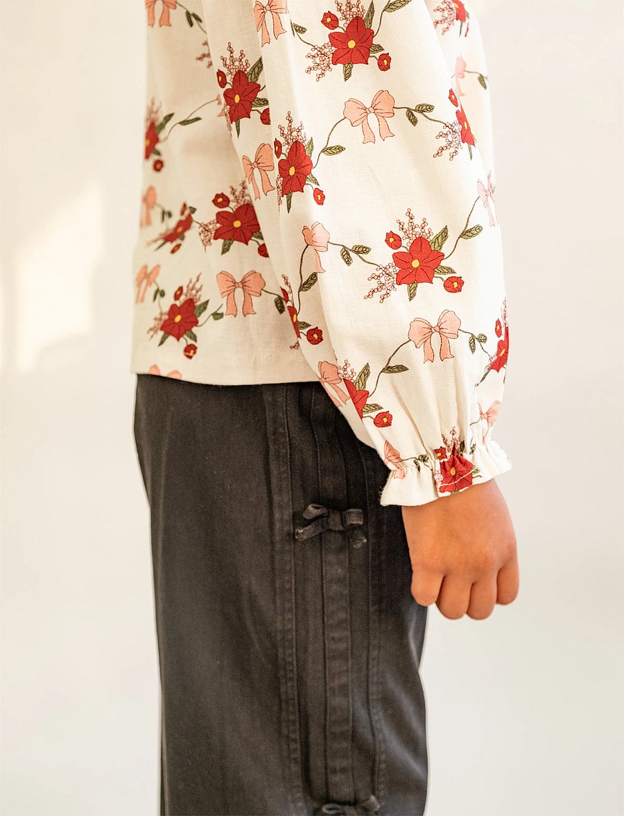 That's Mine - Natalina shirt - langärmlige hemden - flower vine - 3