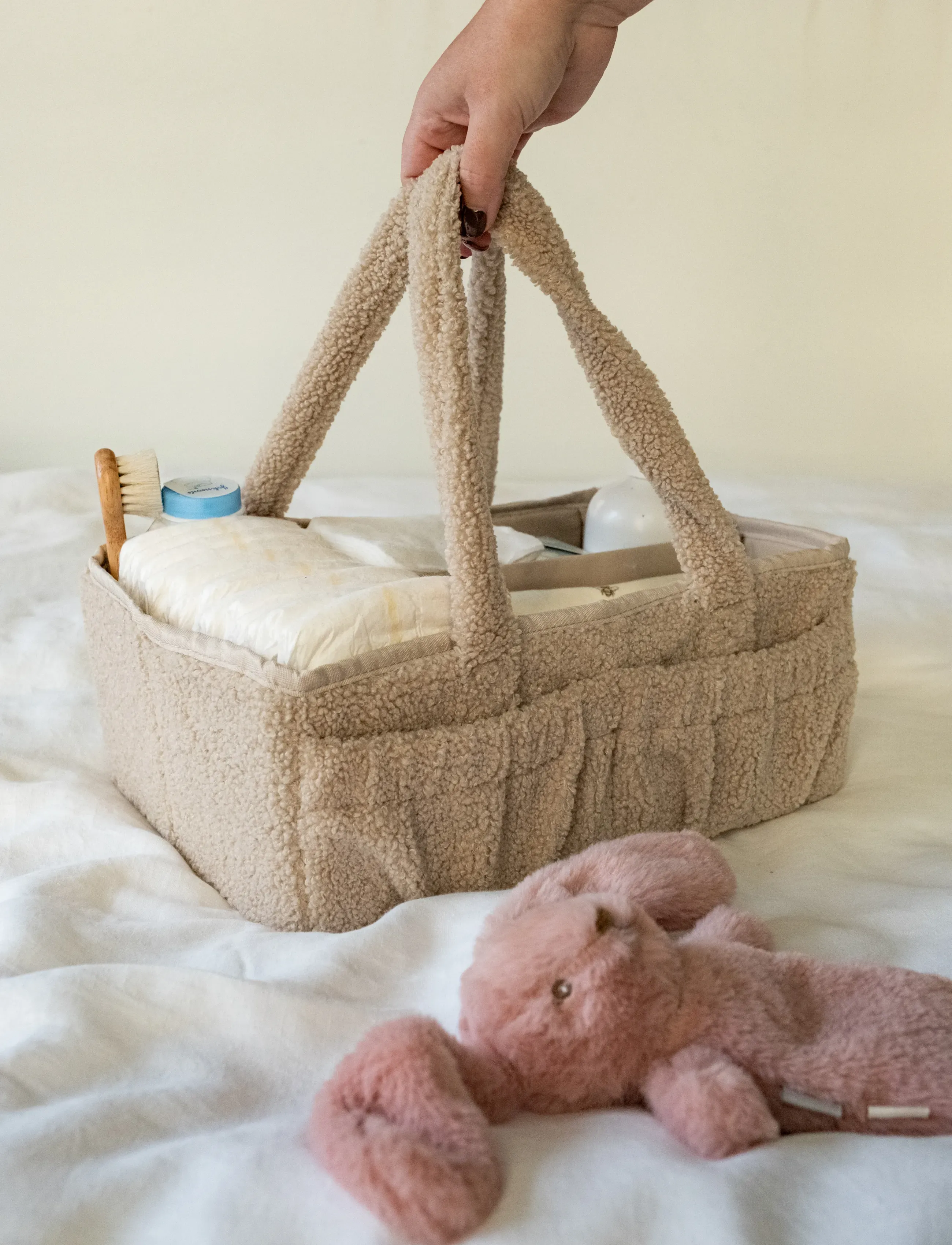 That's Mine Lumi Nursing Organizer, One Size, Beige, Care & Hygiene > Changing Organizers, Børn