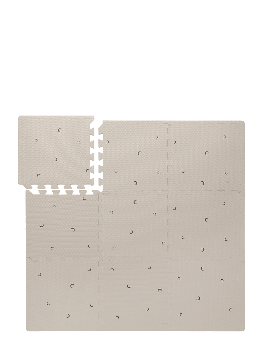 That's Mine - Alva Foam play mats square - spielbögen & spielmatten - calm moon soft brown - 0