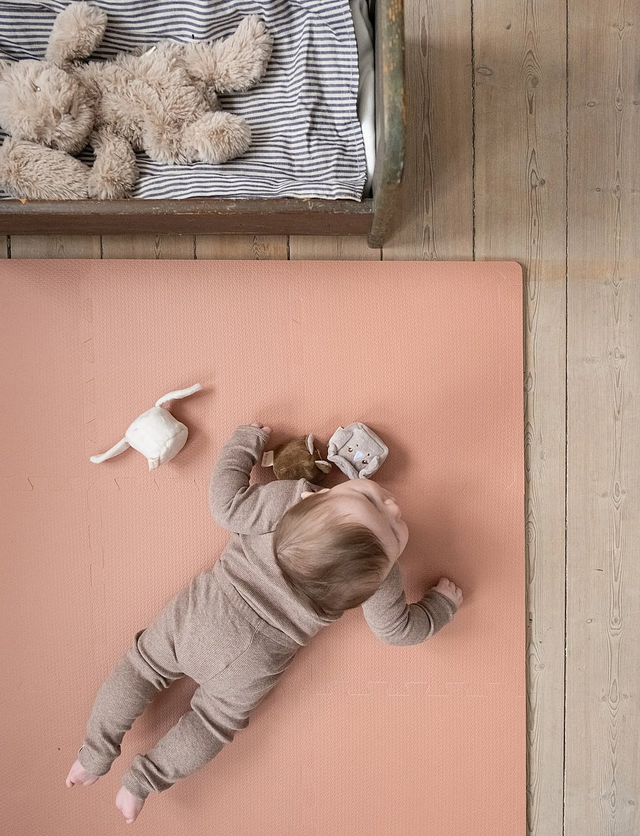 That's Mine - Alva Foam play mats square - maty edukacyjne & maty podłogowe dla dzieci - red earth - 0