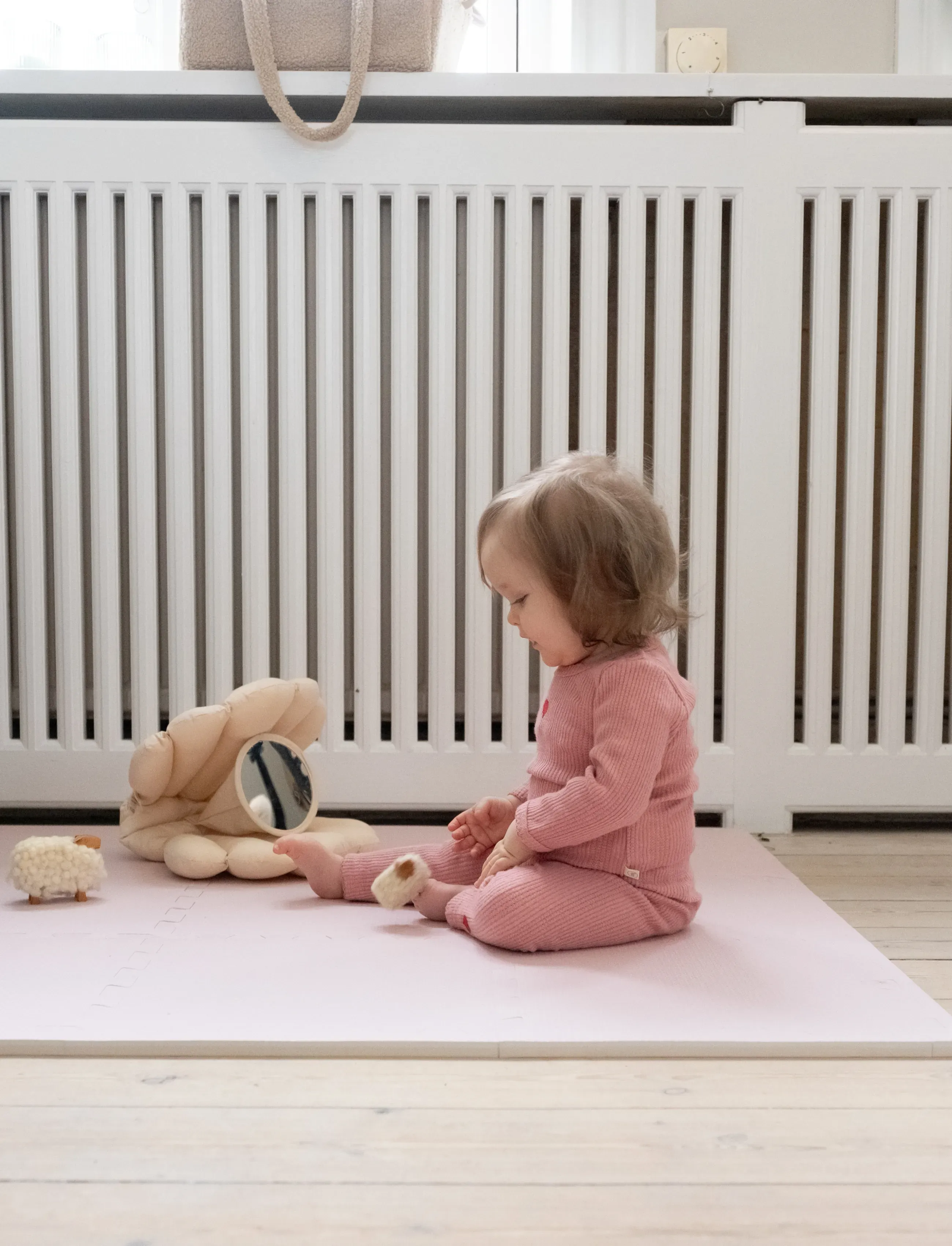 That's Mine Alva Foam Play Mats Square, One Size, Pink, Baby Nursery > Play Mats, Børn