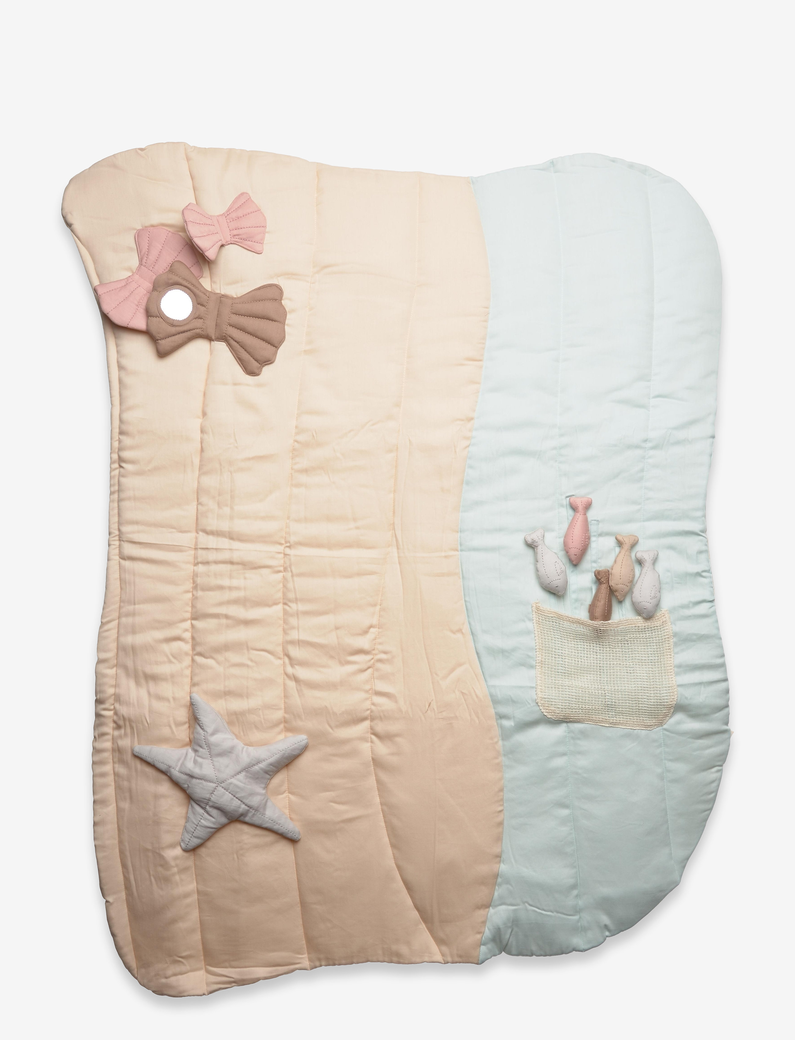 That's Mine Activity Blanket Beach, 106X 88 cm, Pink, Babysøvn > Legemåtter, Børn