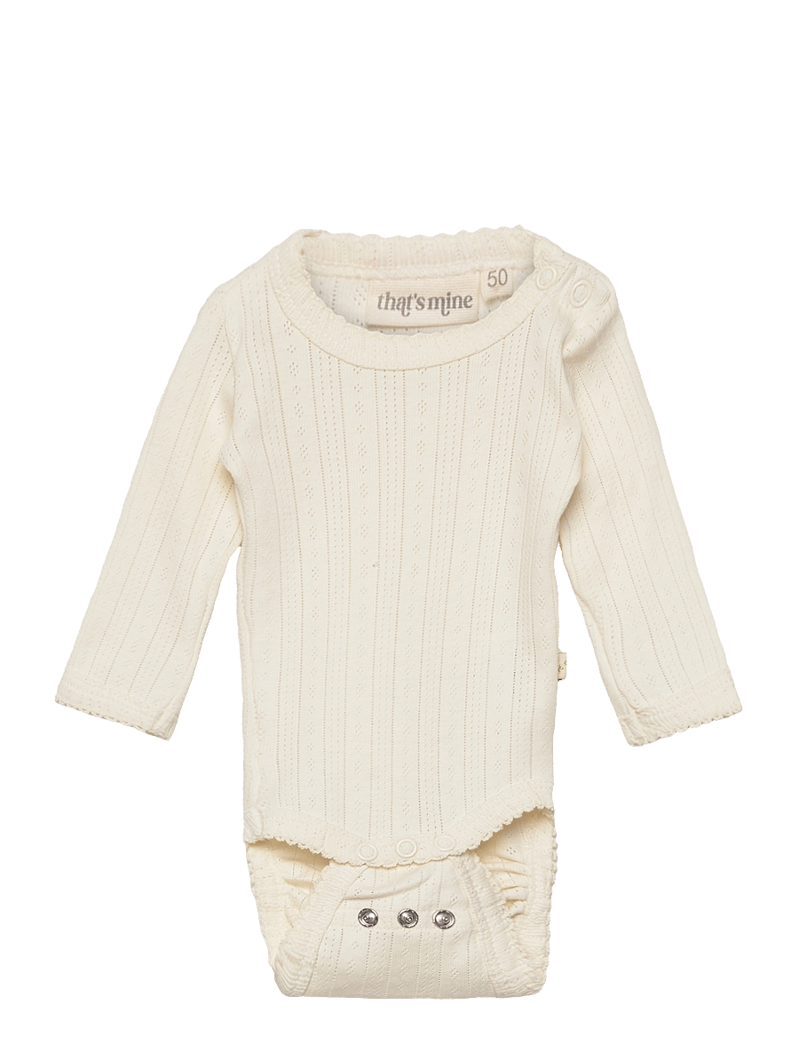 That's Mine - Aron bodystocking - pikkade varrukatega bodid - antique white - 1