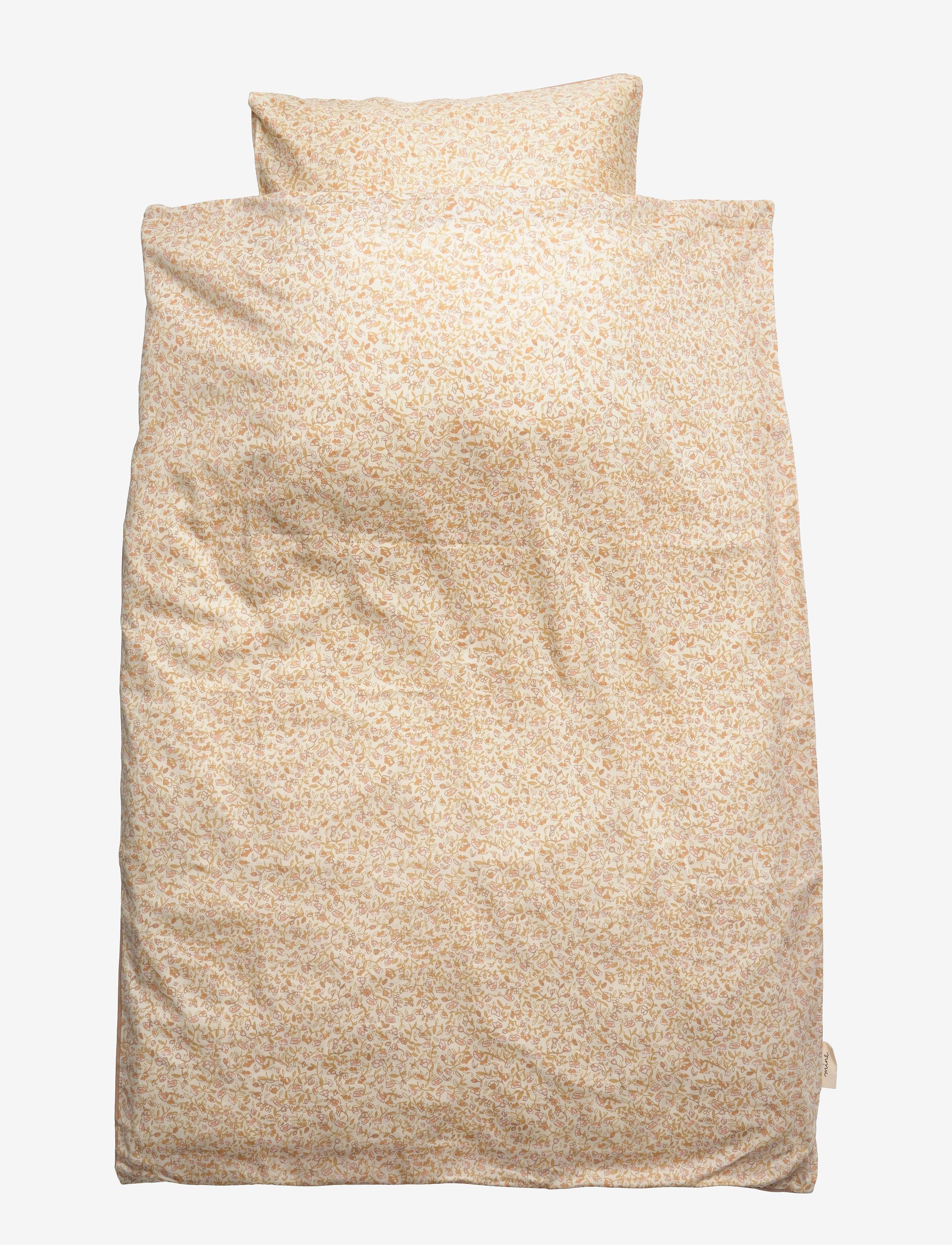 That's Mine Bedding Junior Mini Flower Dk, Bed Sæt, Creme, Str: 100X140CM