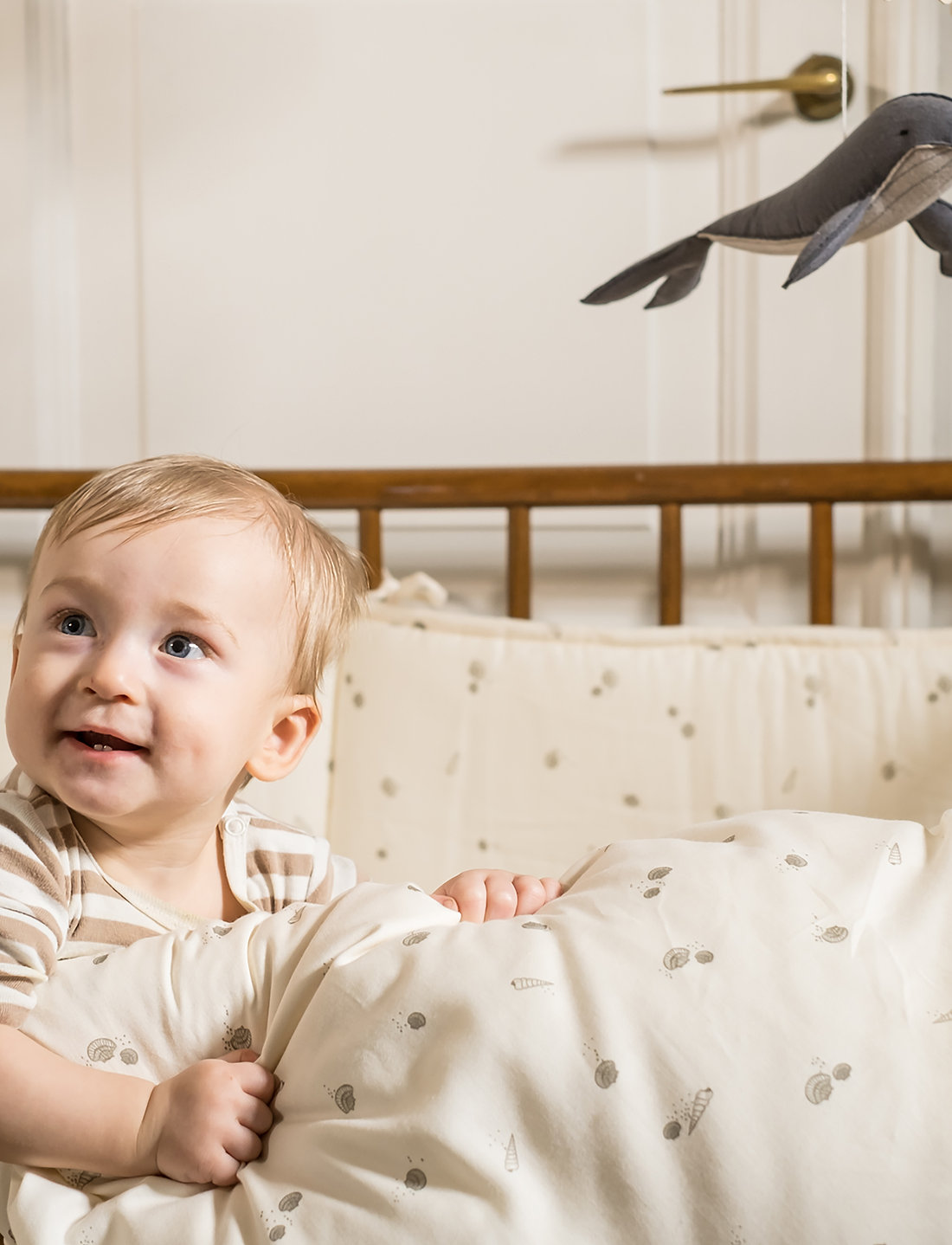 Seashell crib bedding sales