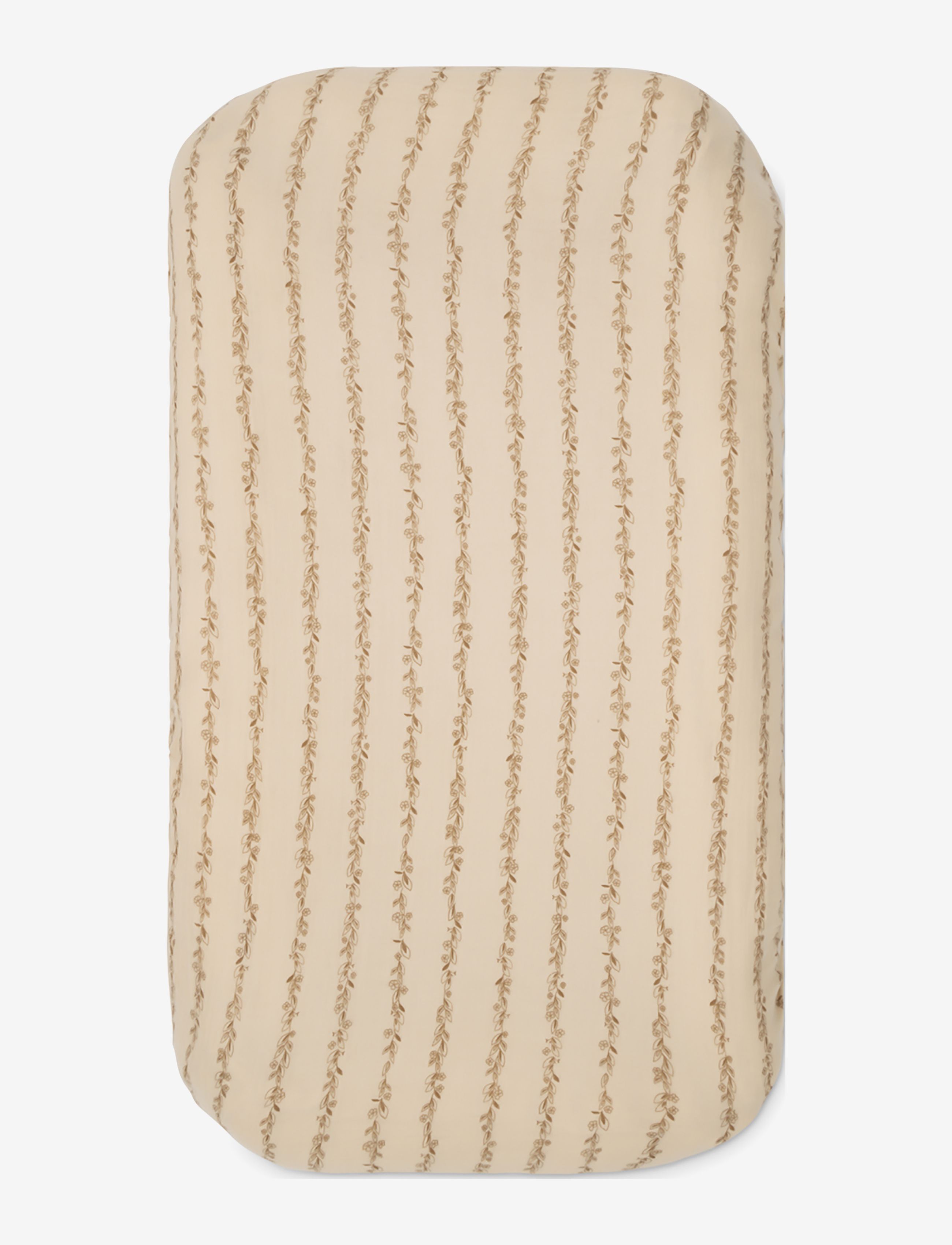 That's Mine Baby Nest Sheet  Leaves Stripe - Brown - 23X 17CM